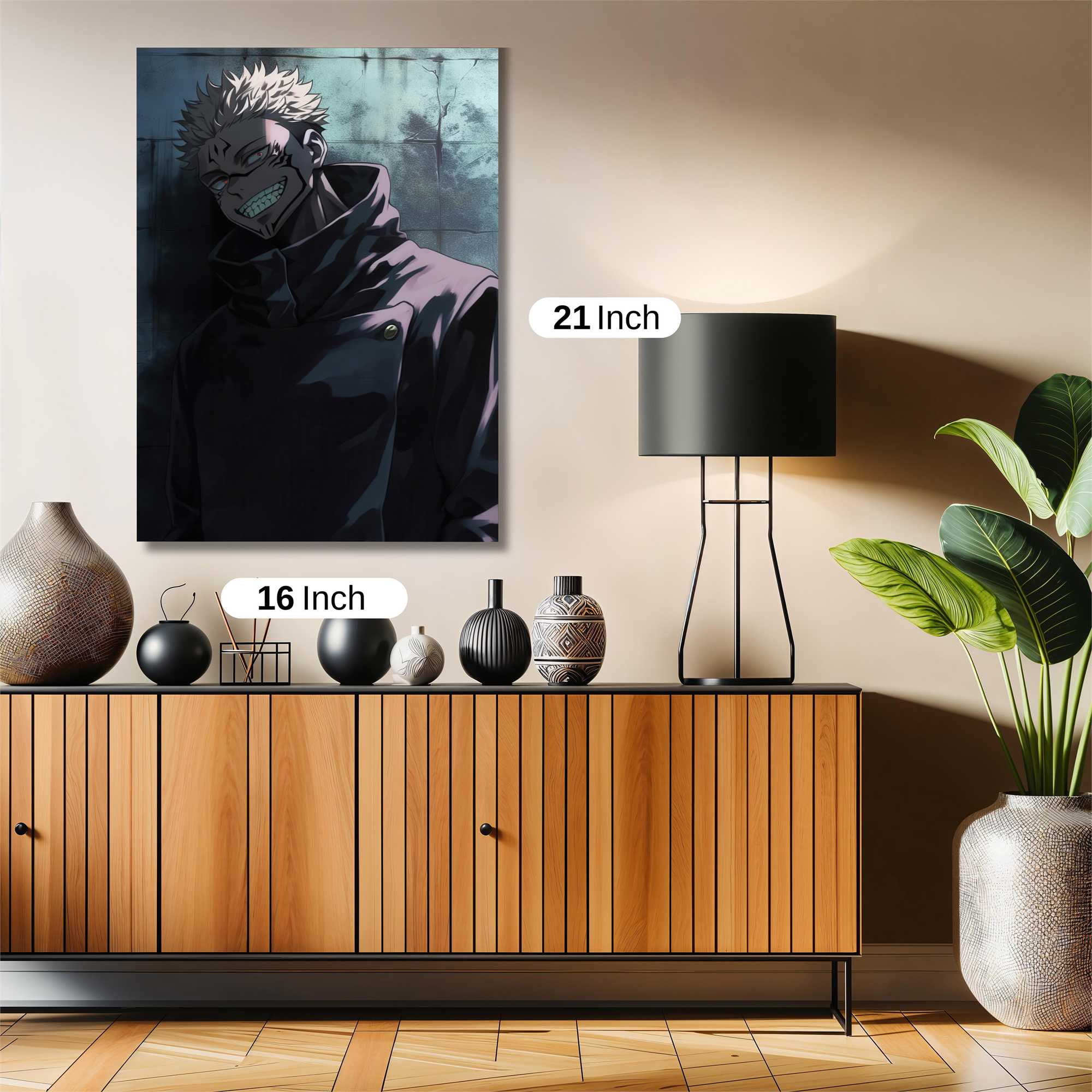 Sukuna Sinister Safe Wall Magnetic / M