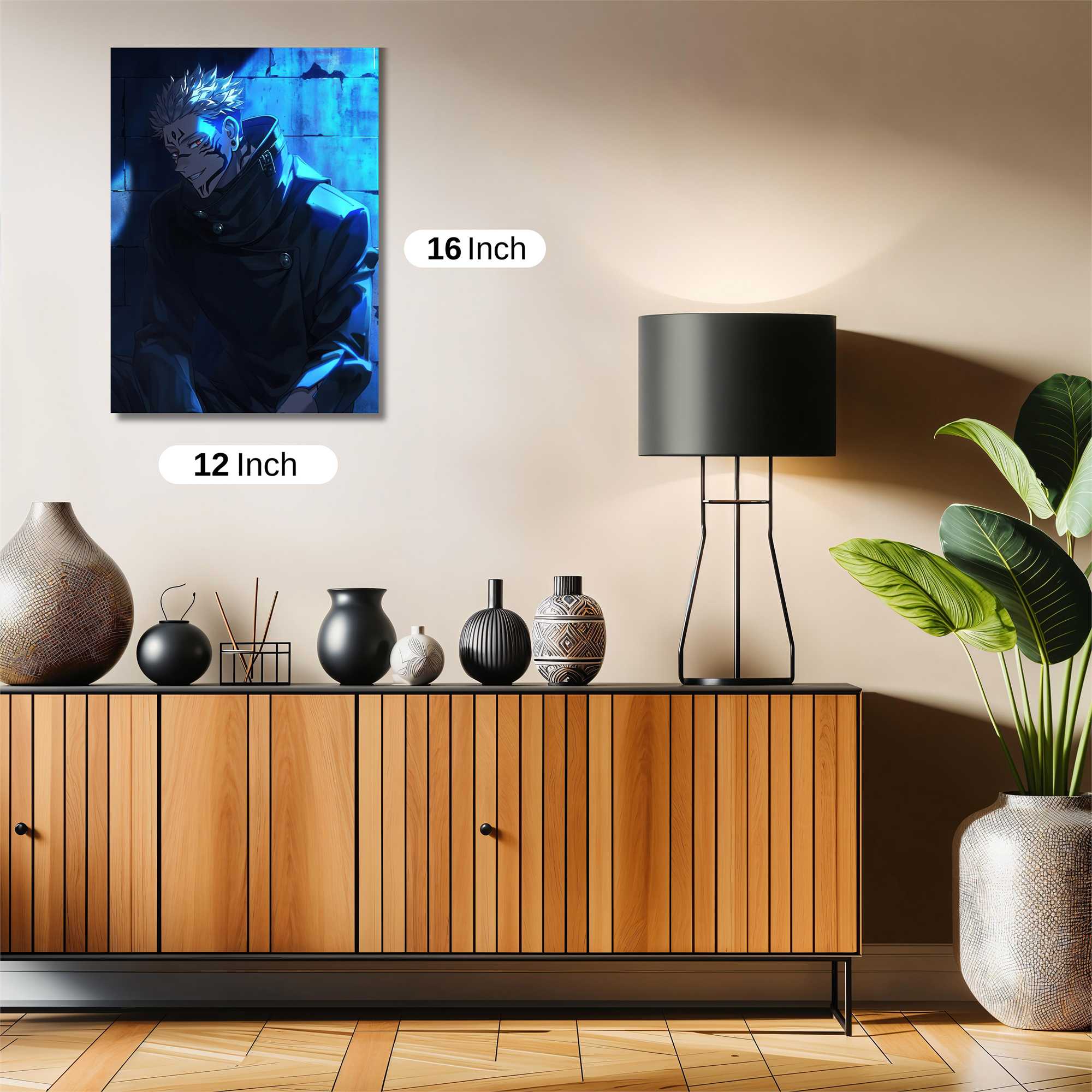 Sukuna Sinister Safe Wall Magnetic / M