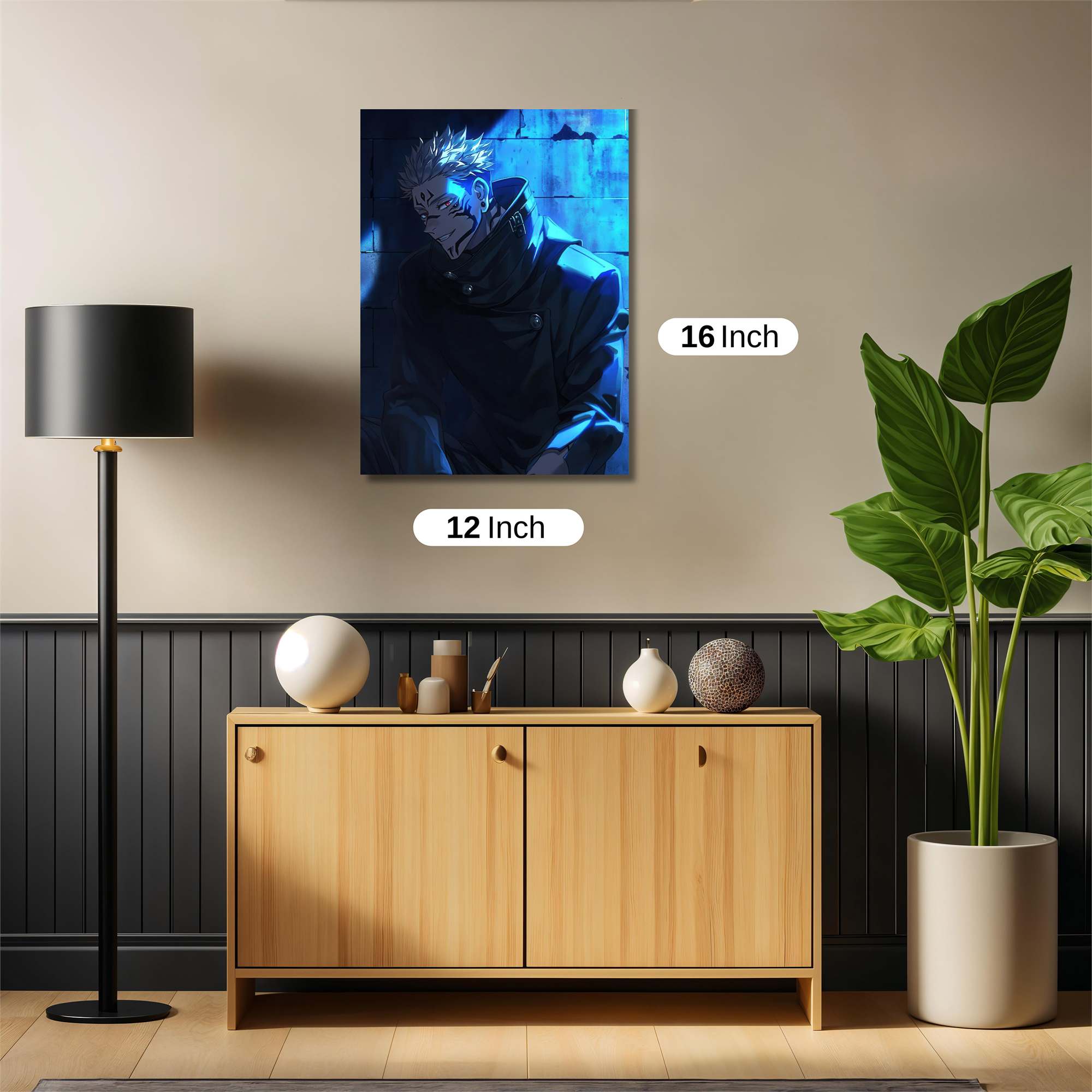 Sukuna Sinister Safe Wall Magnetic / M