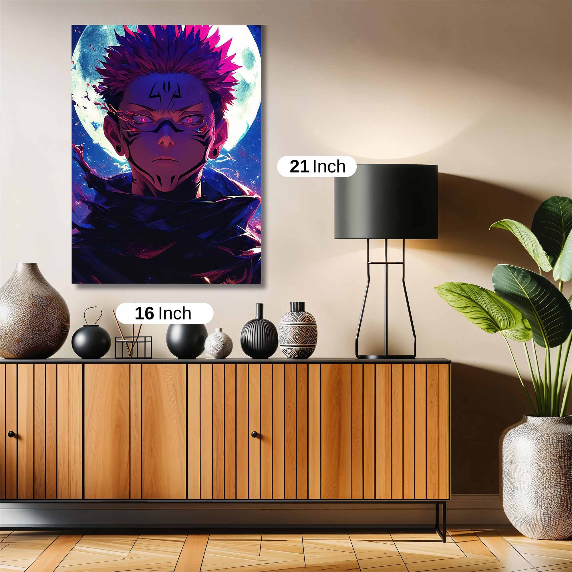 Sukuna Sinister Safe Wall Magnetic / M