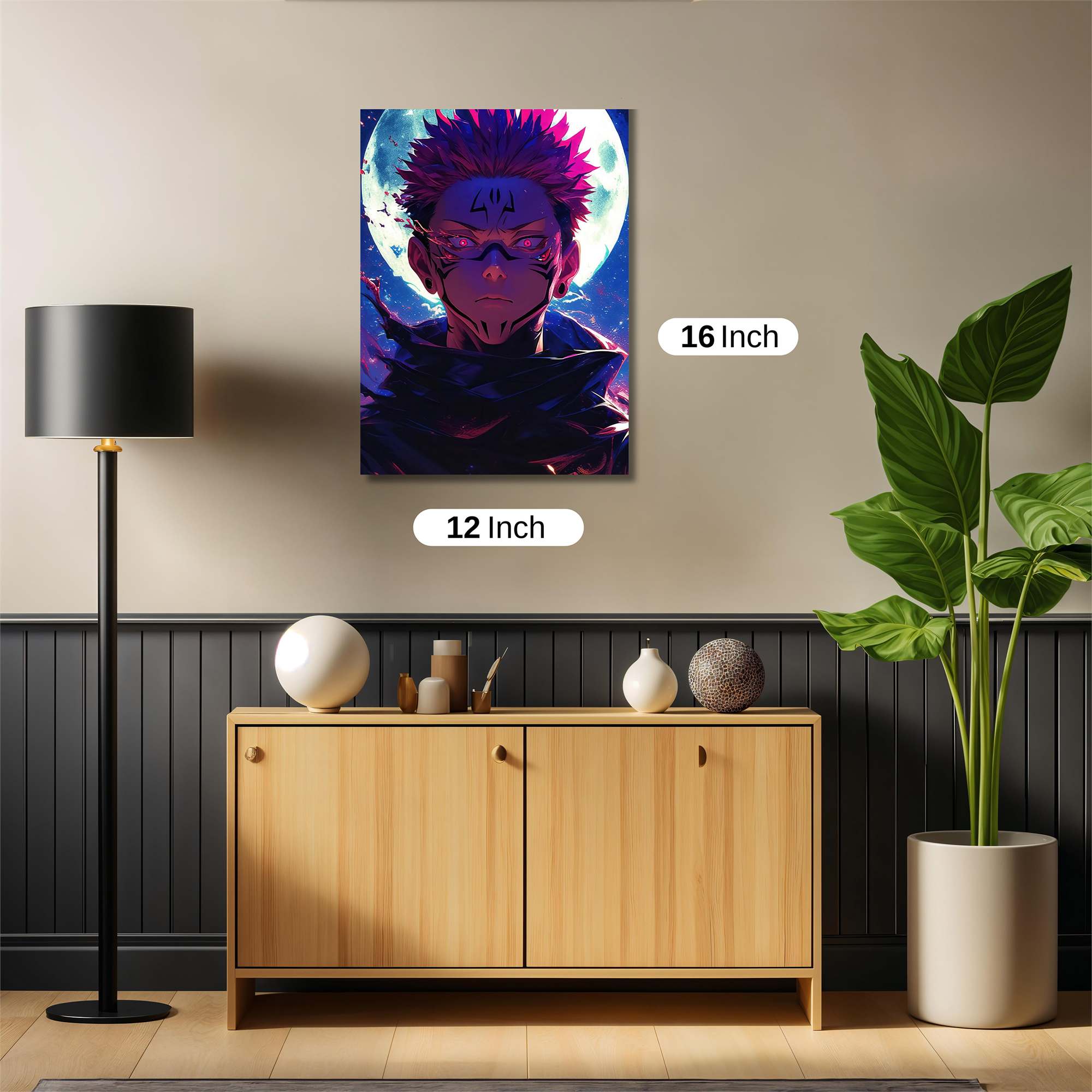 Sukuna Sinister Safe Wall Magnetic / M