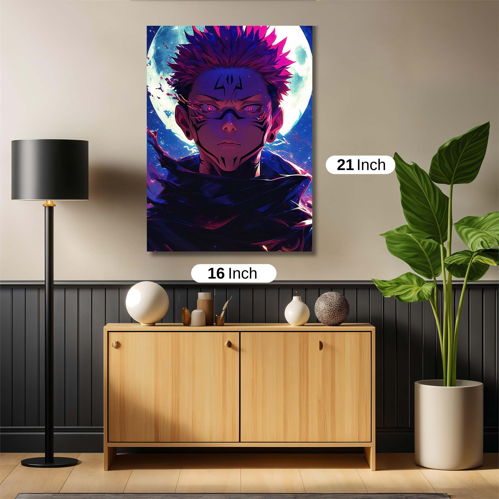 Sukuna Sinister Safe Wall Magnetic / M