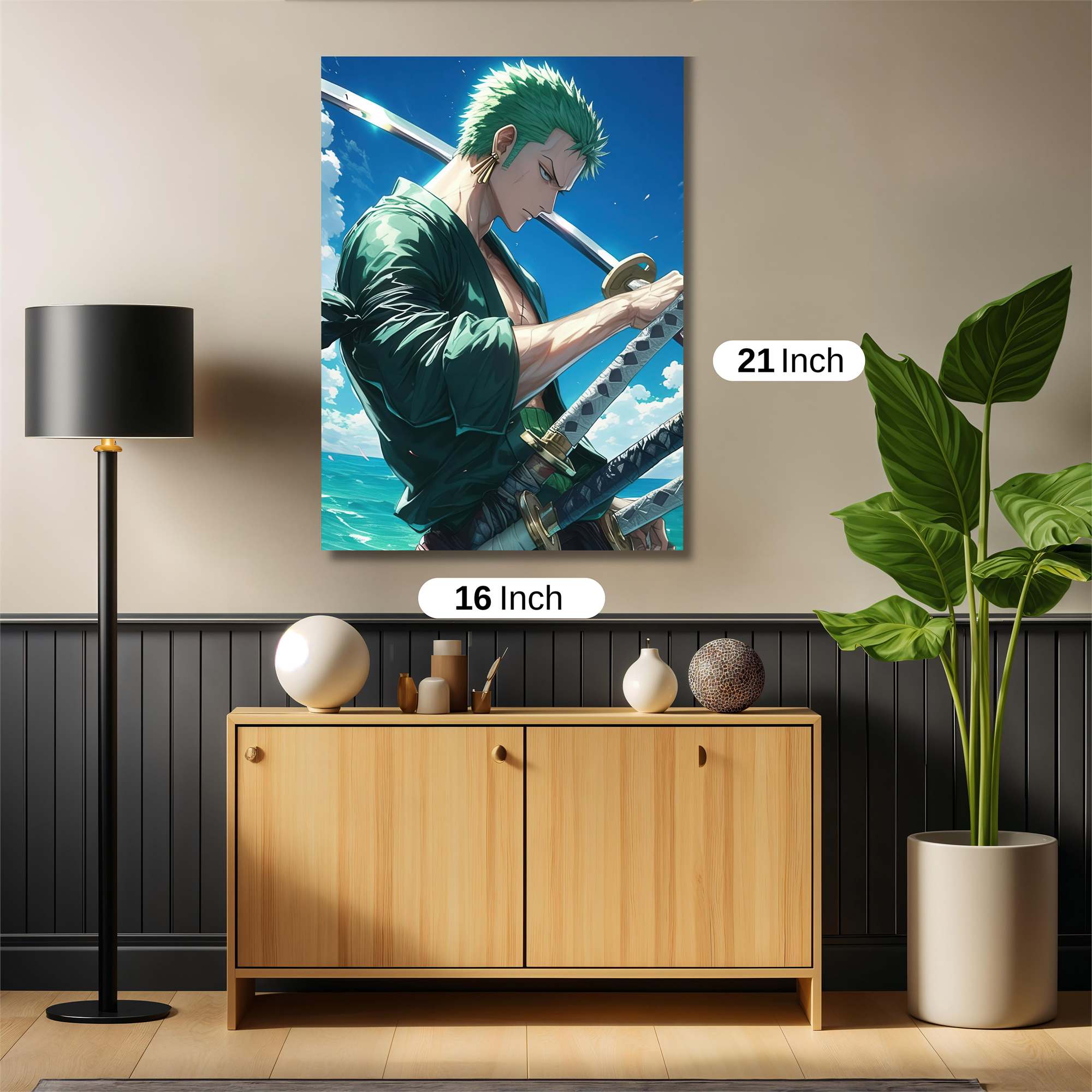 Roronoa Radiant Safe Wall Magnetic / M