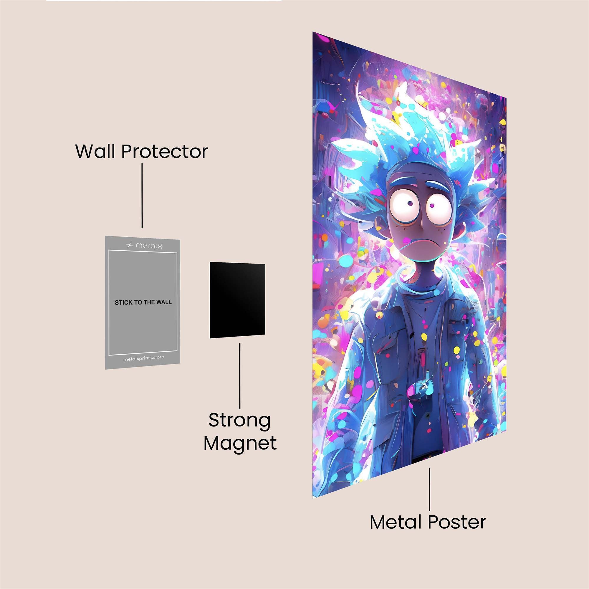 Rick Radiant Safe Wall Magnetic / M