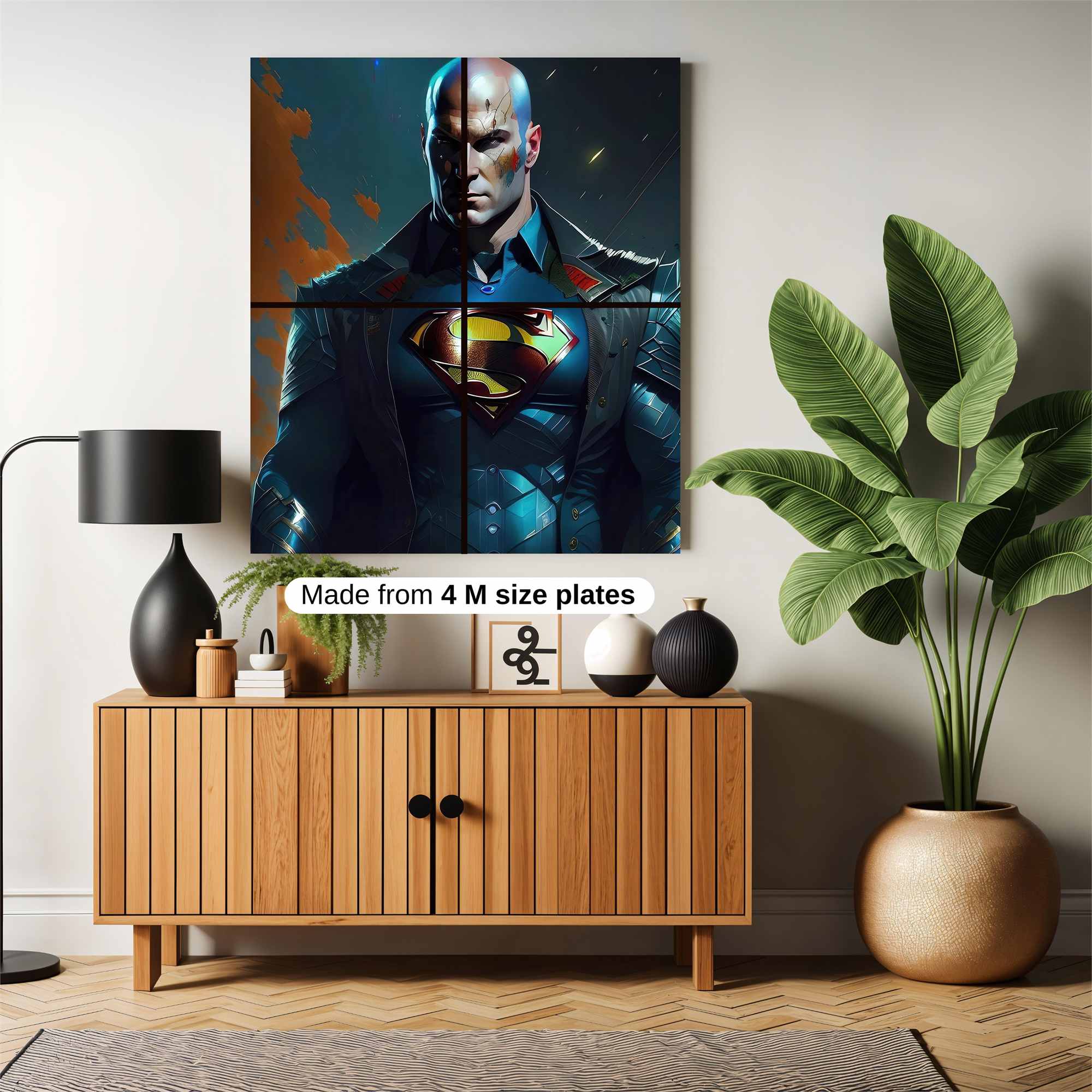 Superman Somber Safe Wall Magnetic / M