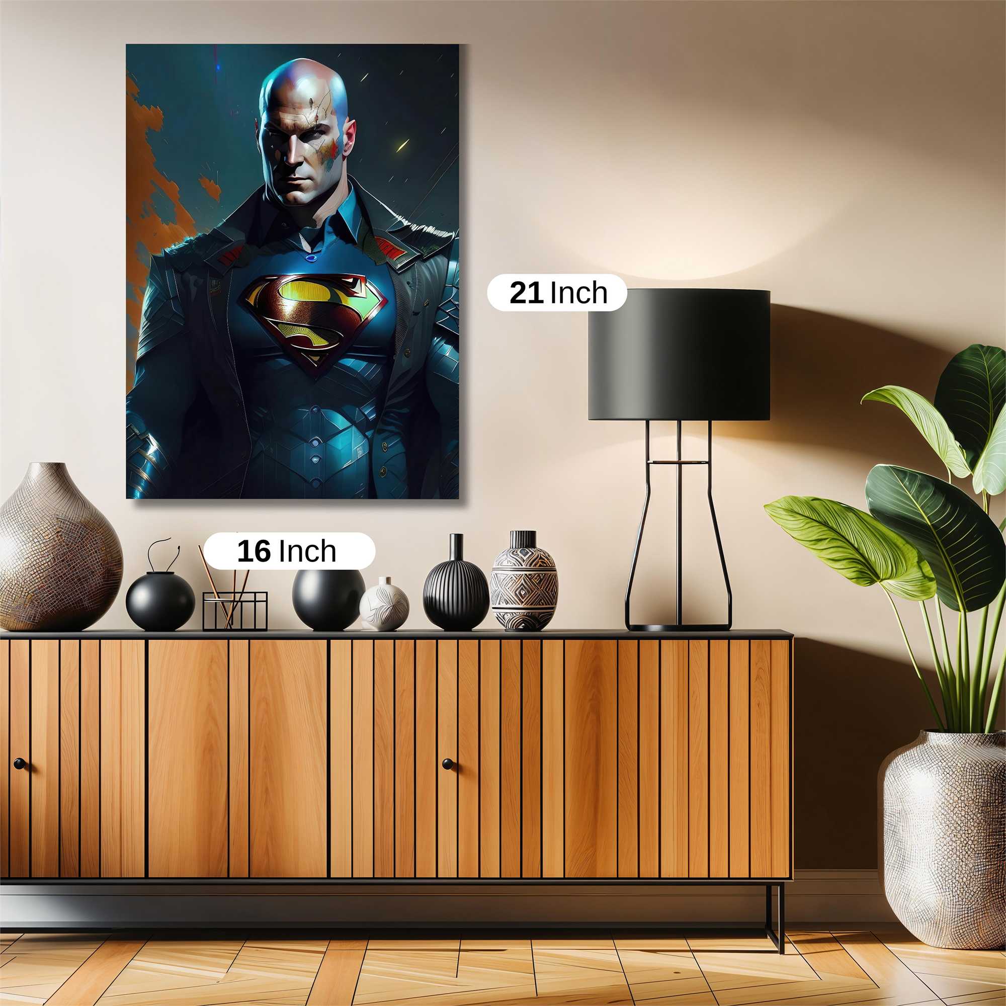 Superman Somber Safe Wall Magnetic / M