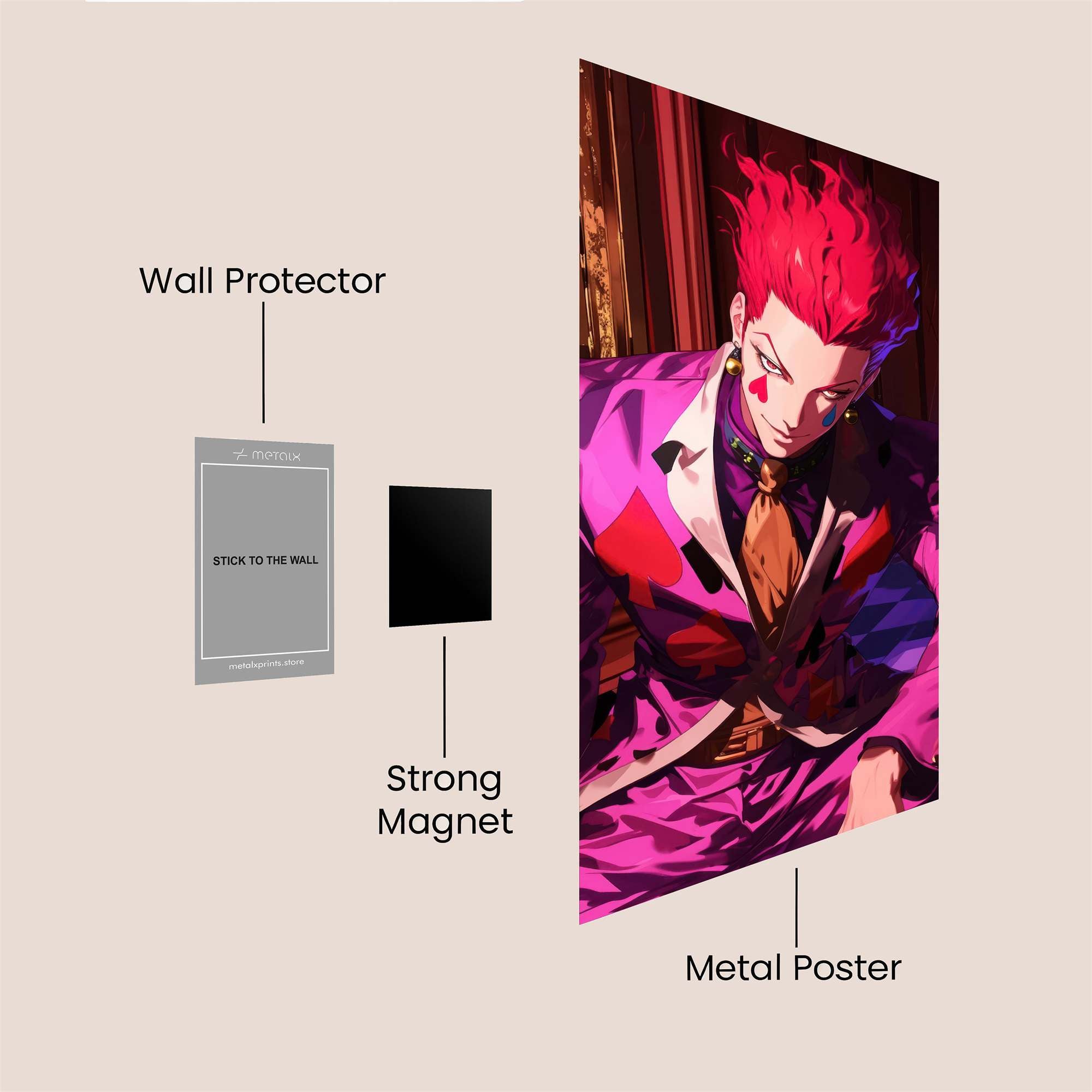 Hisoka Enigmatic Safe Wall Magnetic / M