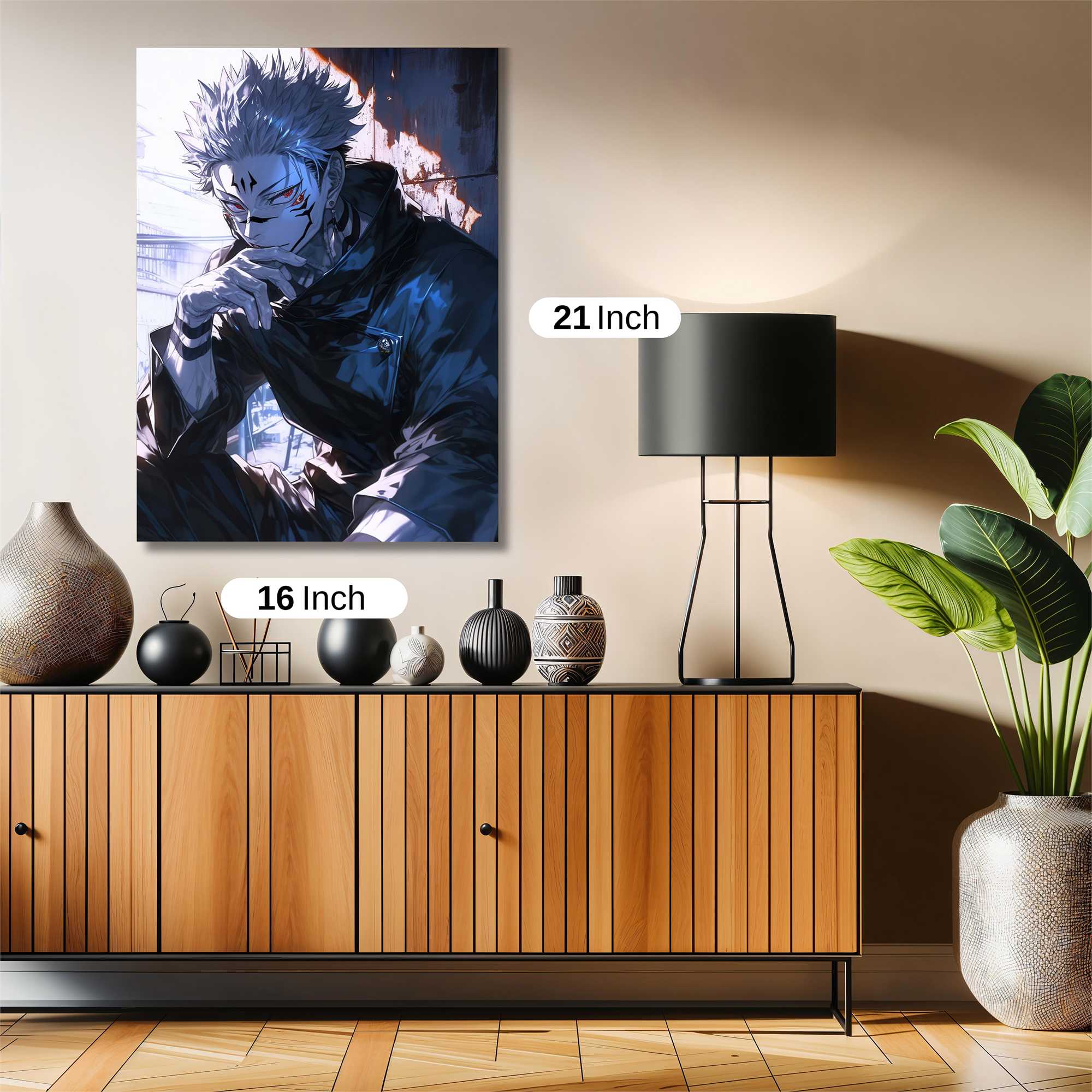 Sukuna Sinister Safe Wall Magnetic / M