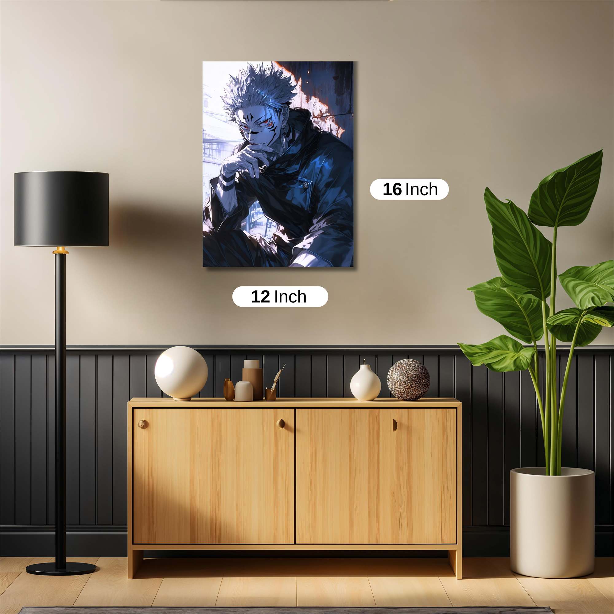 Sukuna Sinister Safe Wall Magnetic / M