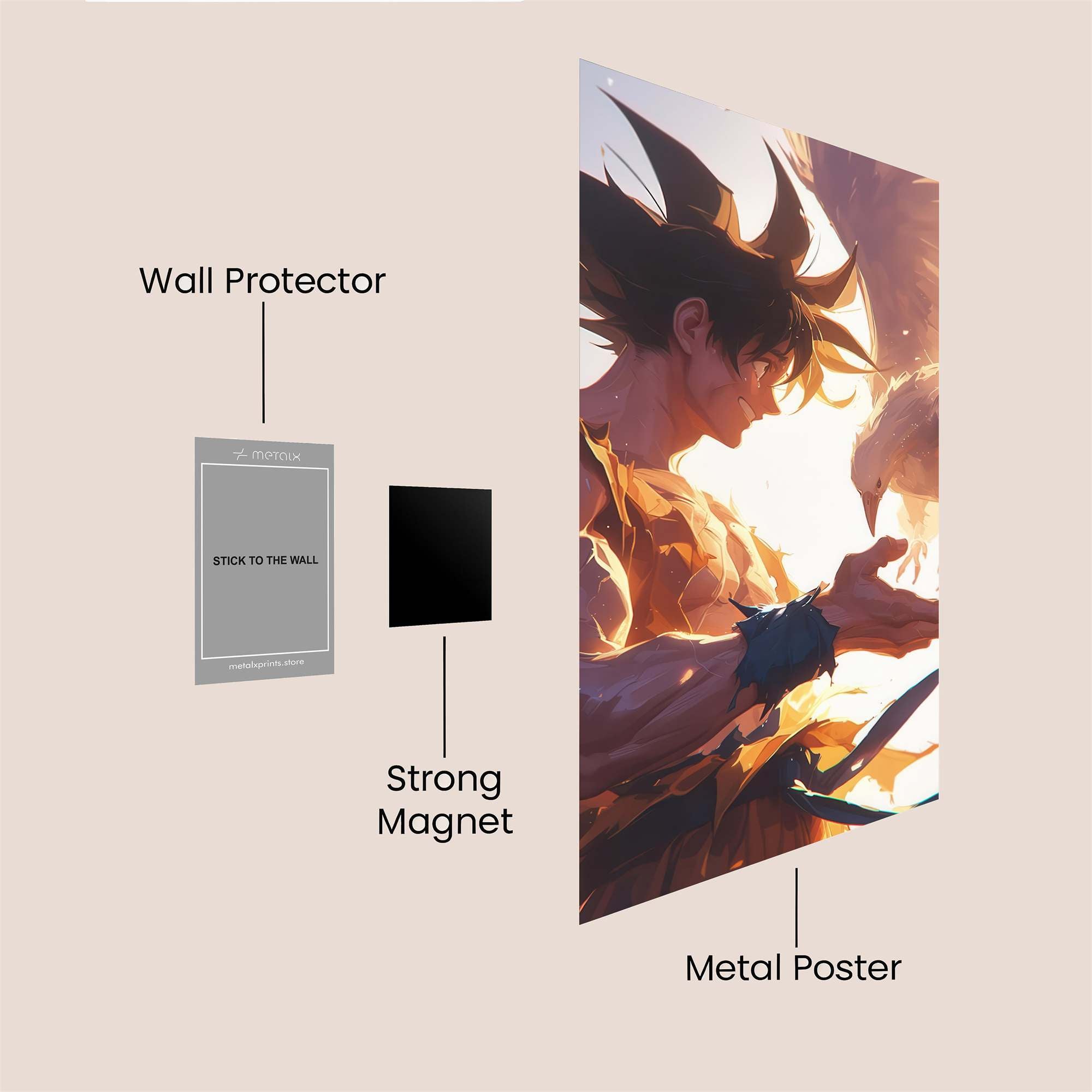 Goku Serenity Safe Wall Magnetic / M