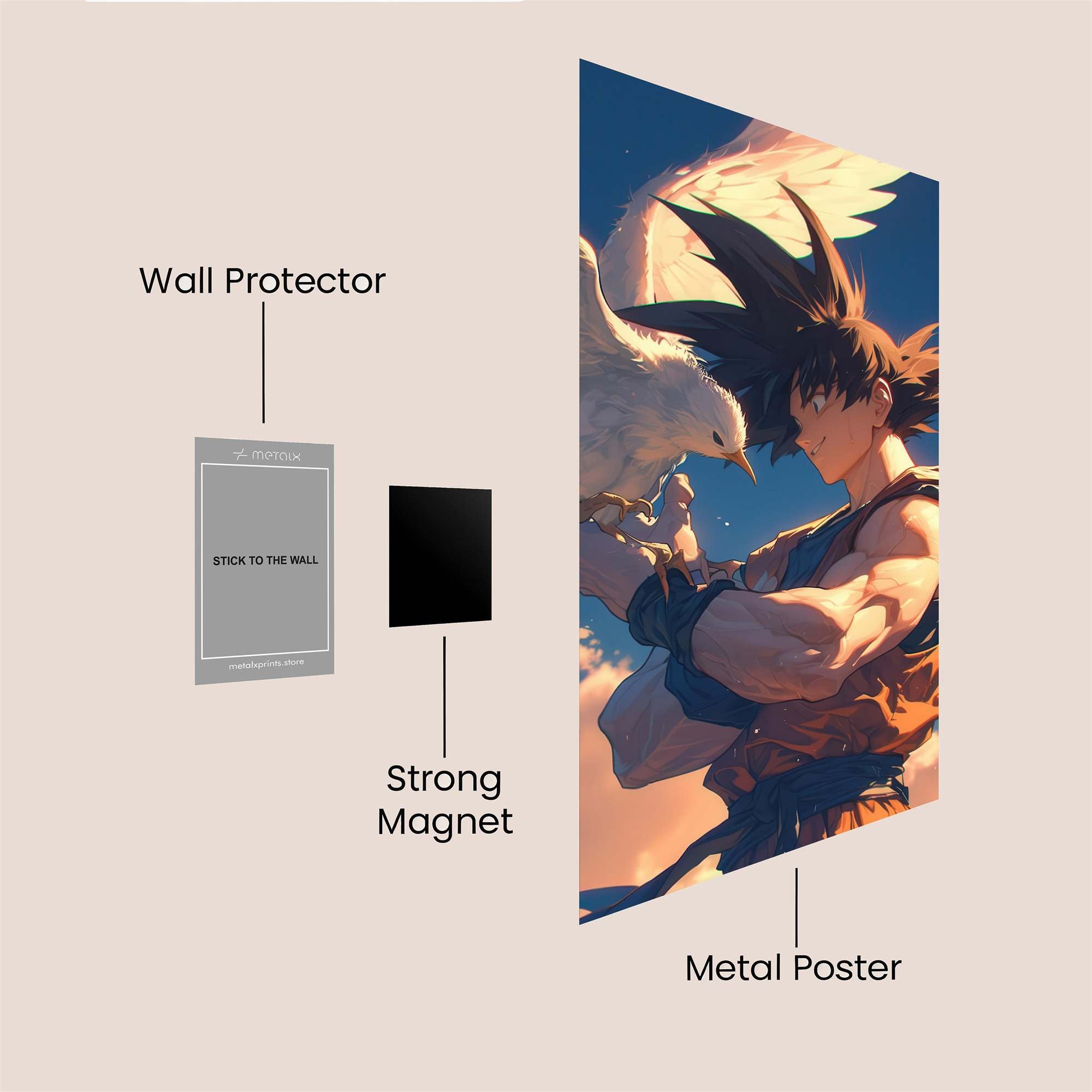 Goku Serene Safe Wall Magnetic / M
