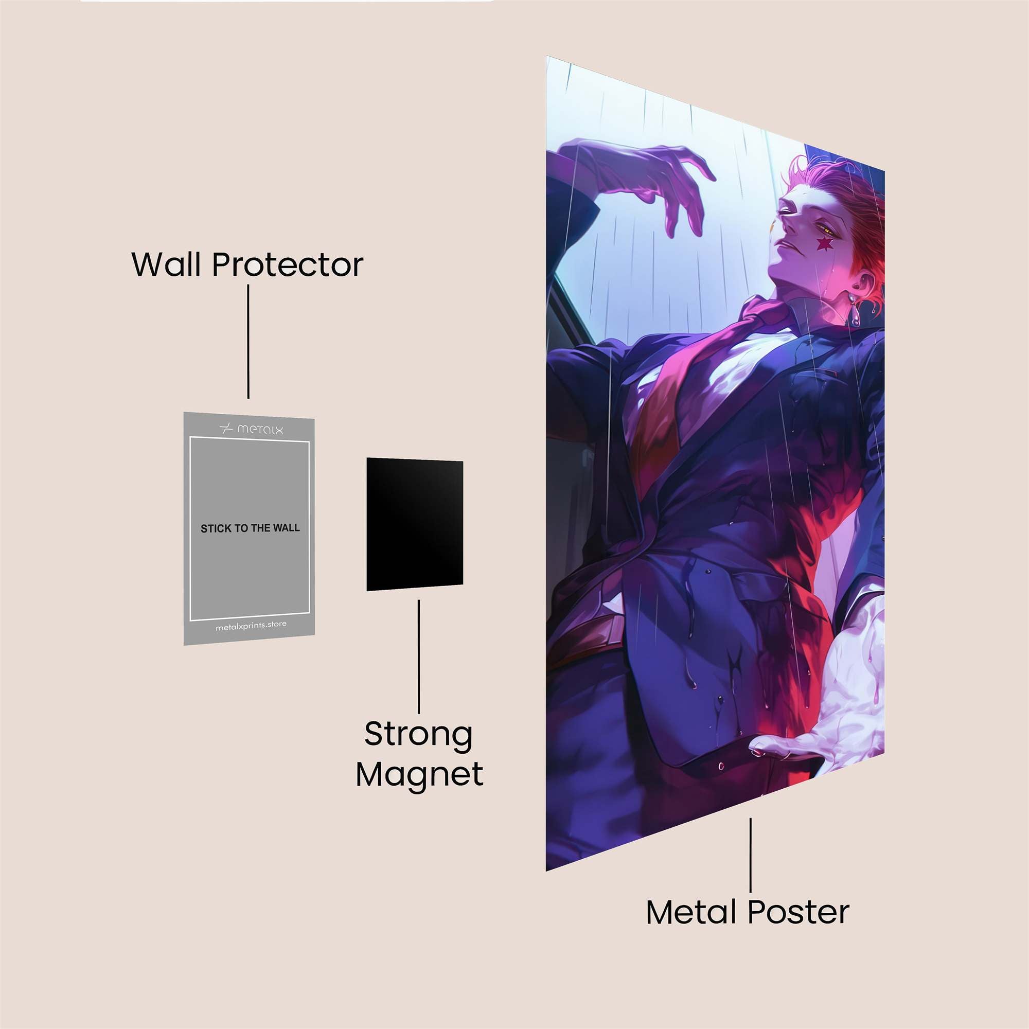 Hisoka Enigmatic Safe Wall Magnetic / M