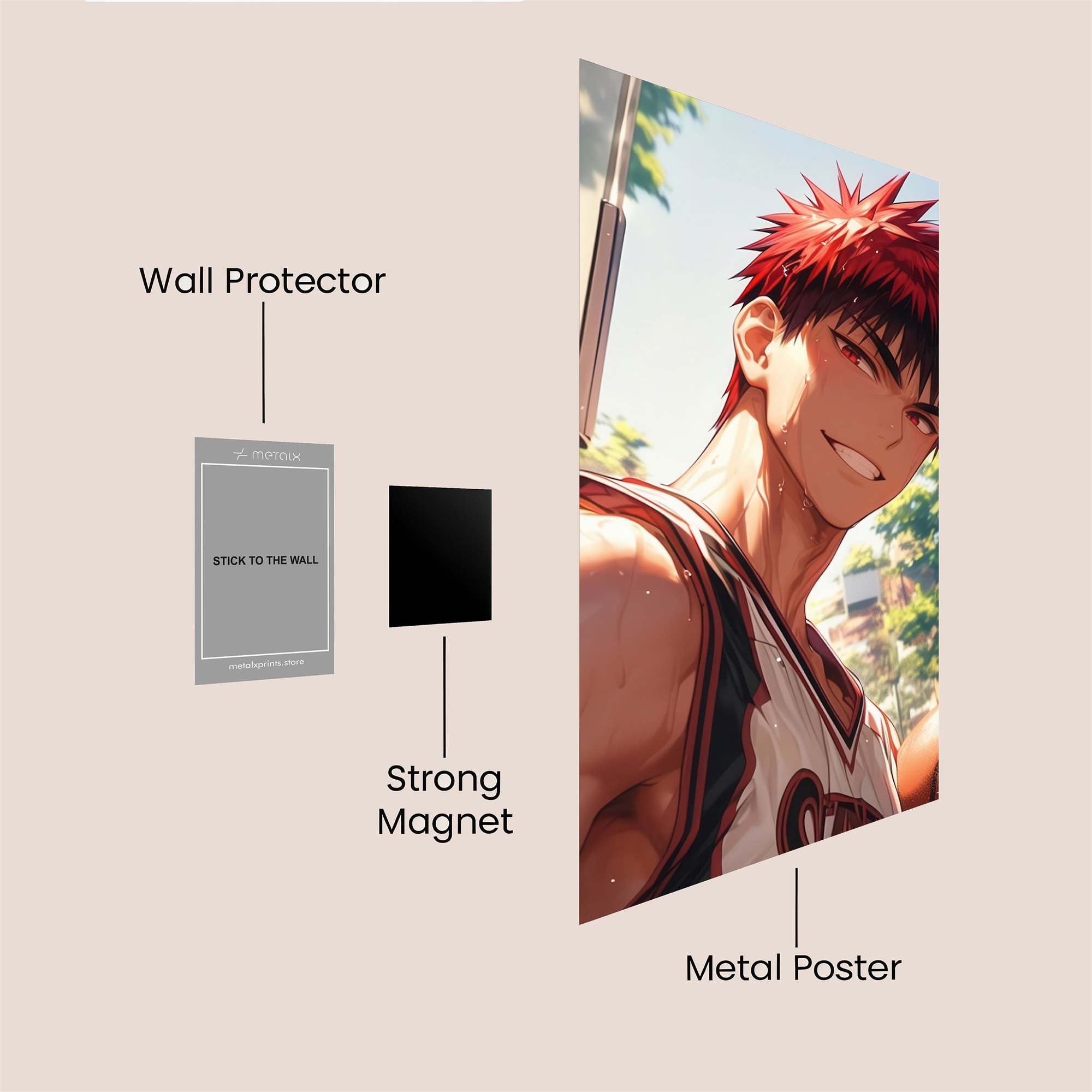 Kuroko Radiant Safe Wall Magnetic / M