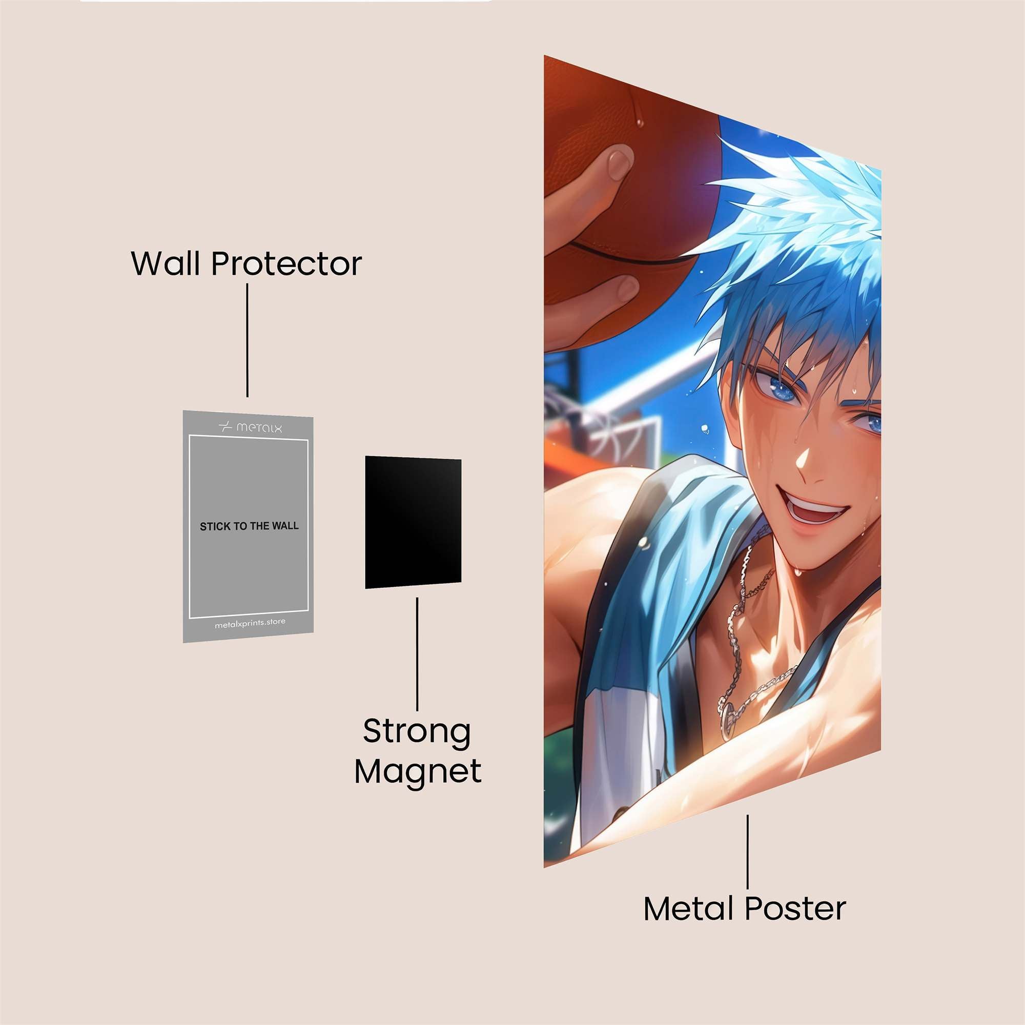Kuroko's Vigor Safe Wall Magnetic / M