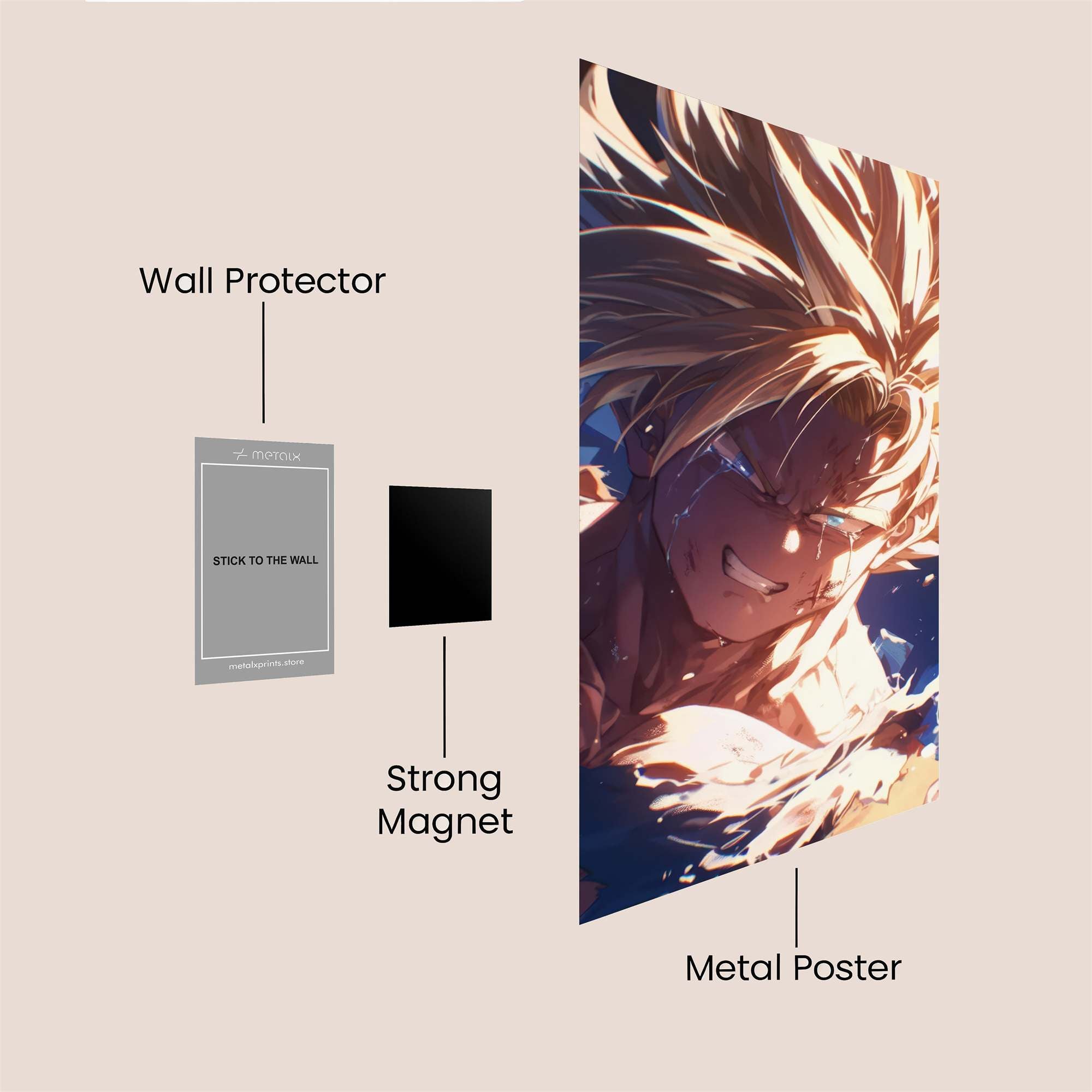 Goku Radiant Safe Wall Magnetic / M