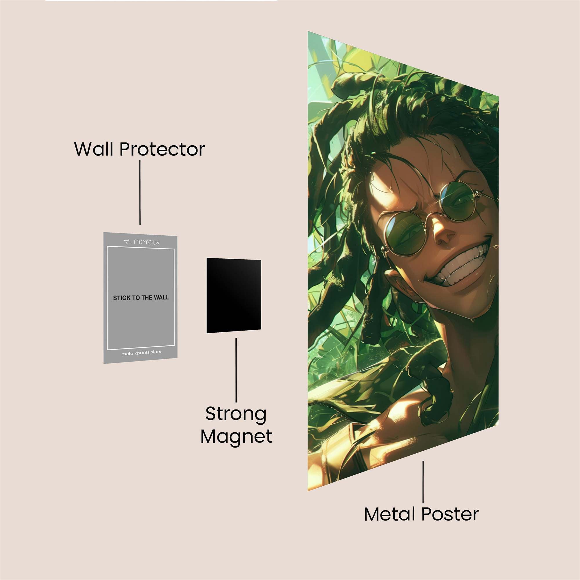 Usopp Jubilant Safe Wall Magnetic / M