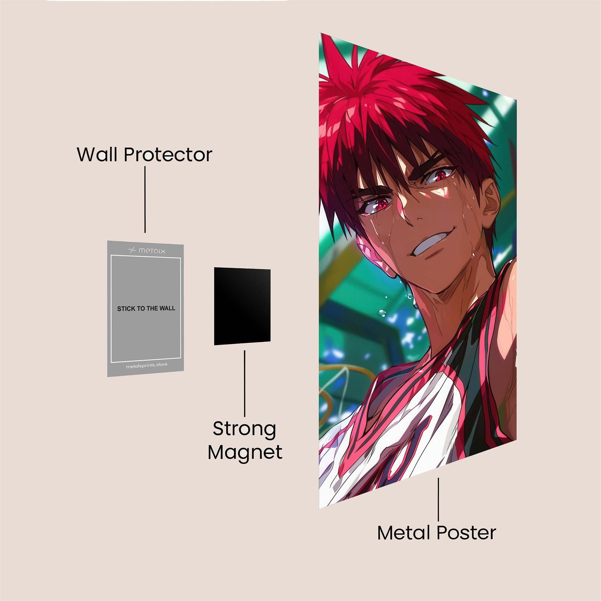 Kuroko Fierce Safe Wall Magnetic / M