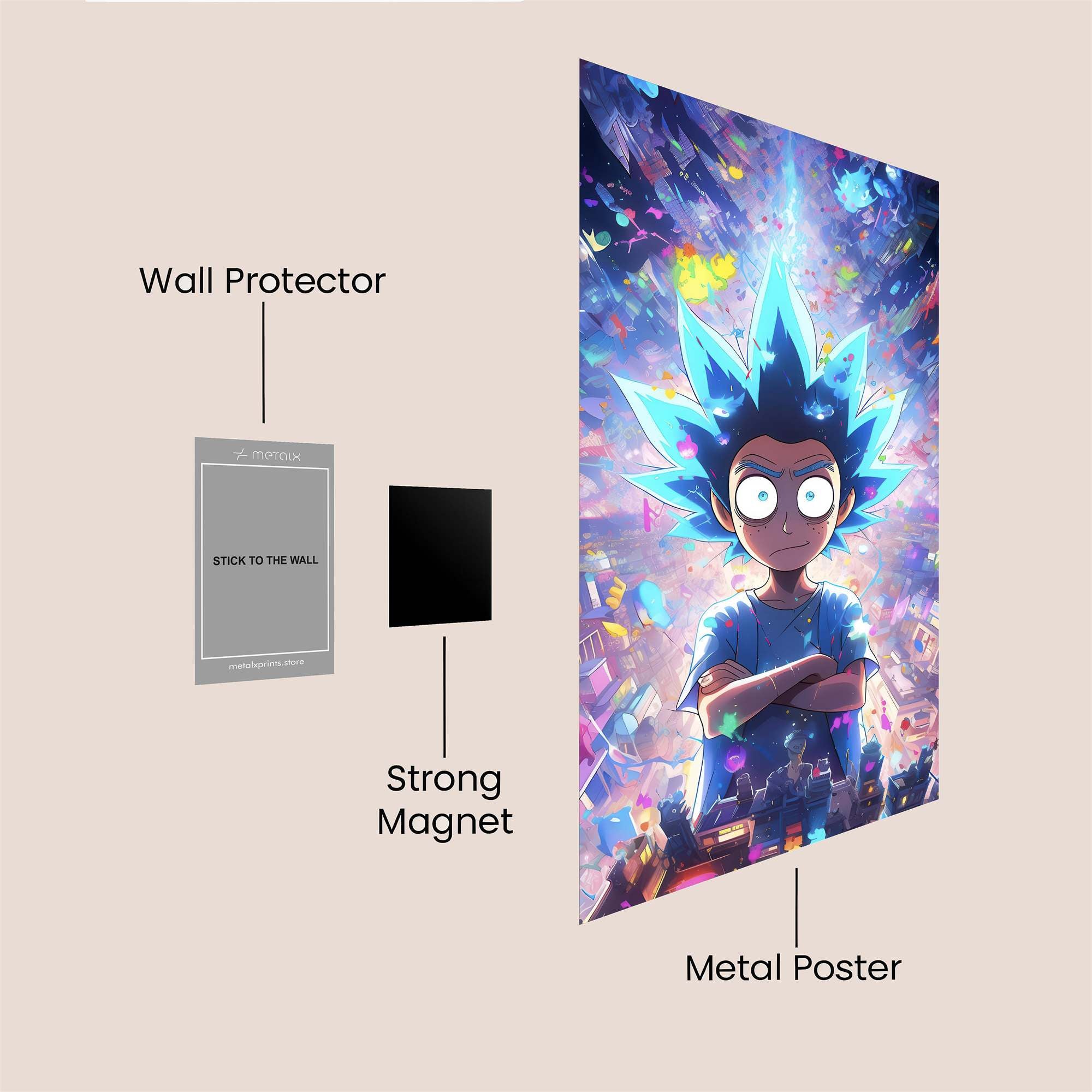 Rick Radiant Safe Wall Magnetic / M