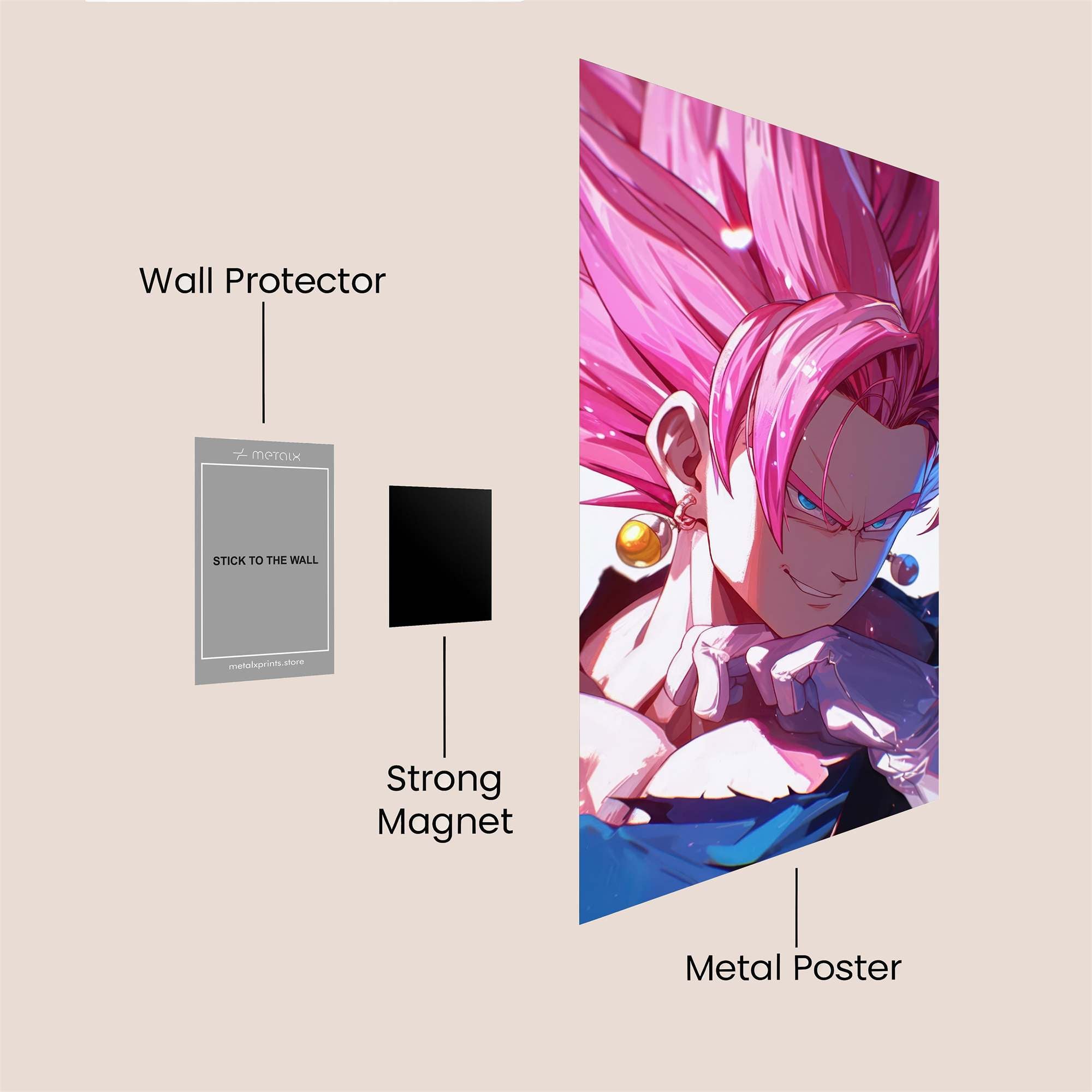 Goku Radiant Safe Wall Magnetic / M