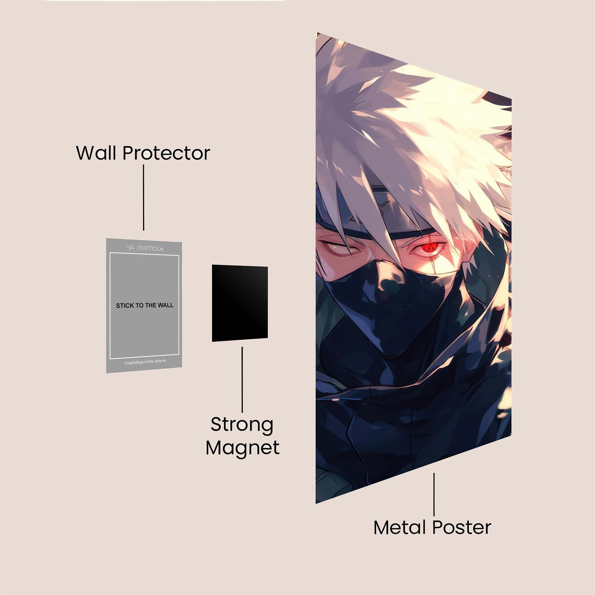 Kakashi Enigmatic Safe Wall Magnetic / M