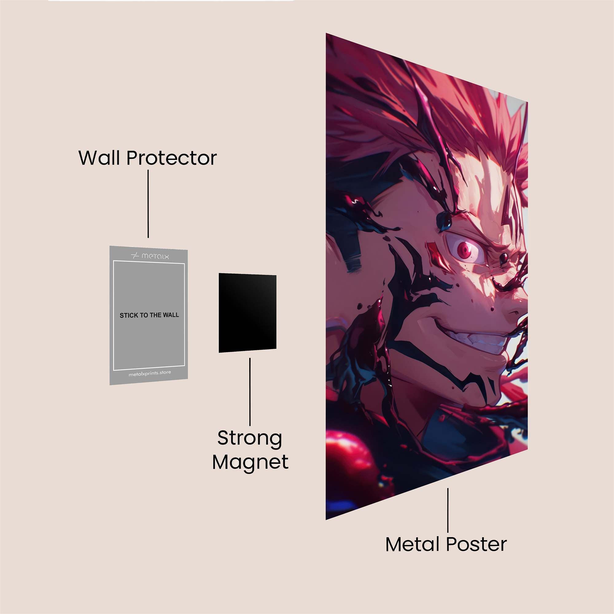 Renji Rage Safe Wall Magnetic / M