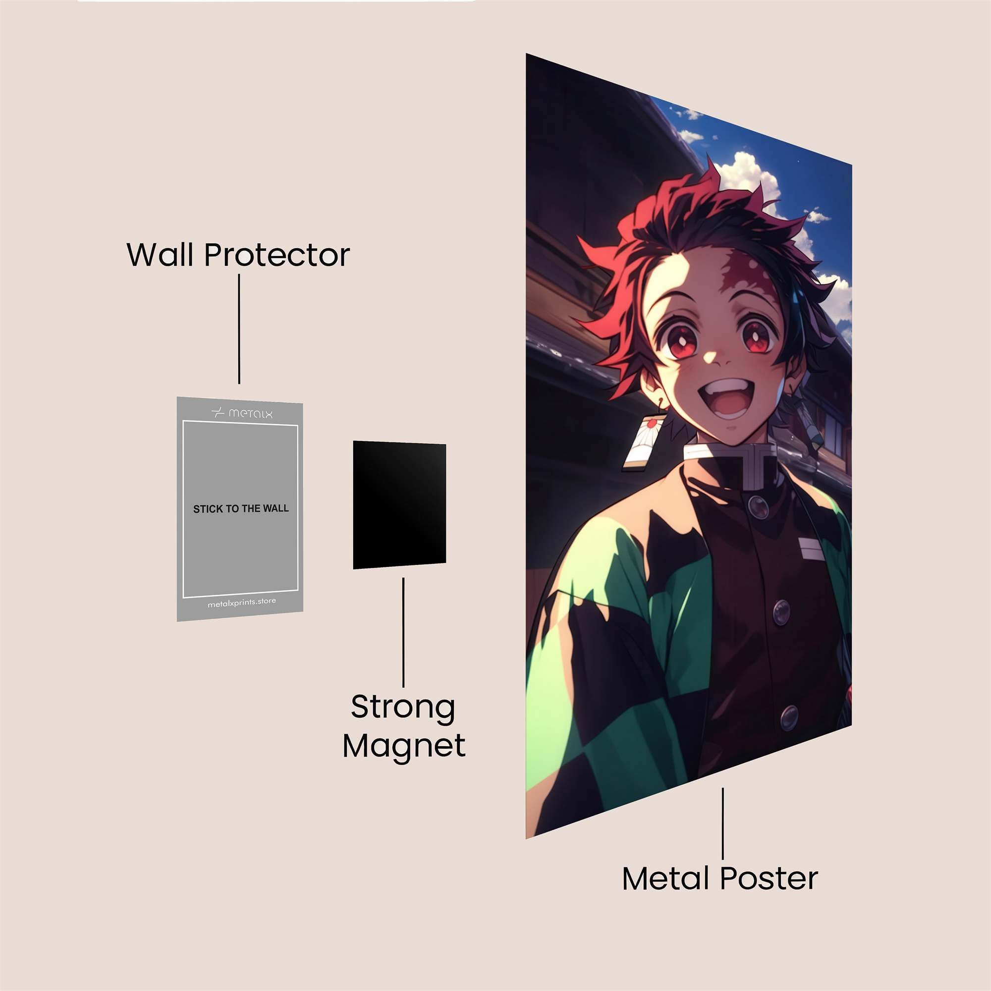 Zenitsu Joyful Safe Wall Magnetic / M