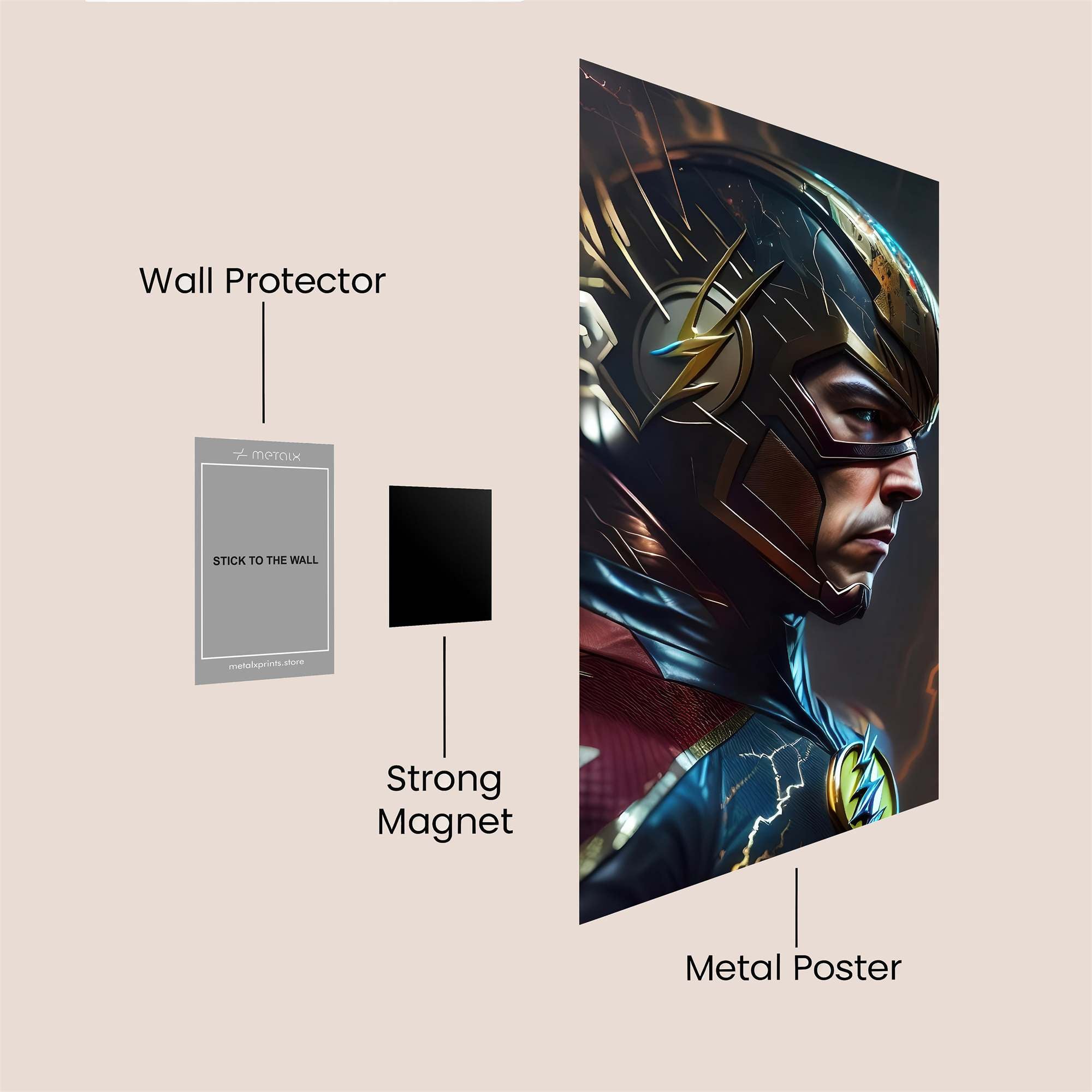 Flash Intense Safe Wall Magnetic / M