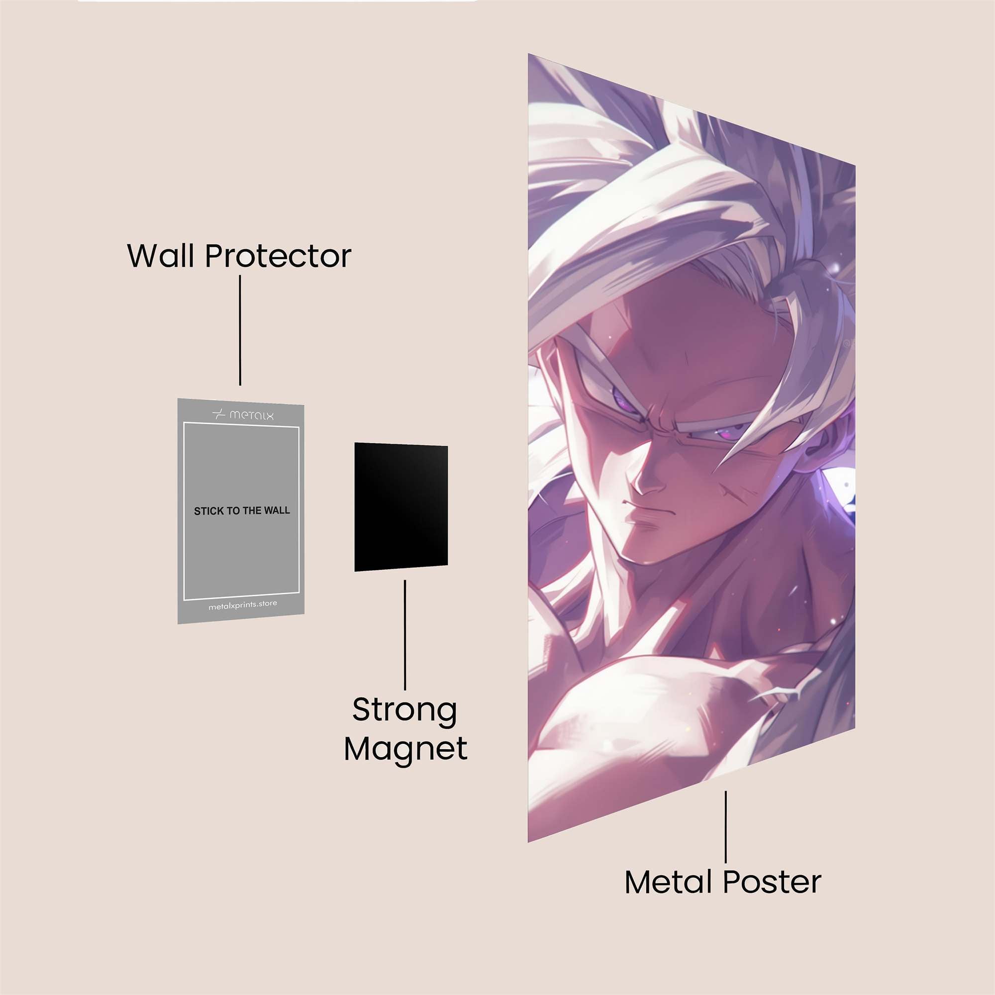 Goku Radiance Safe Wall Magnetic / M