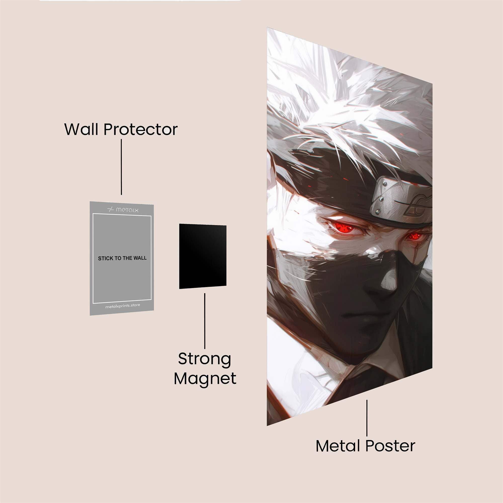 Kakashi Sinister Safe Wall Magnetic / M