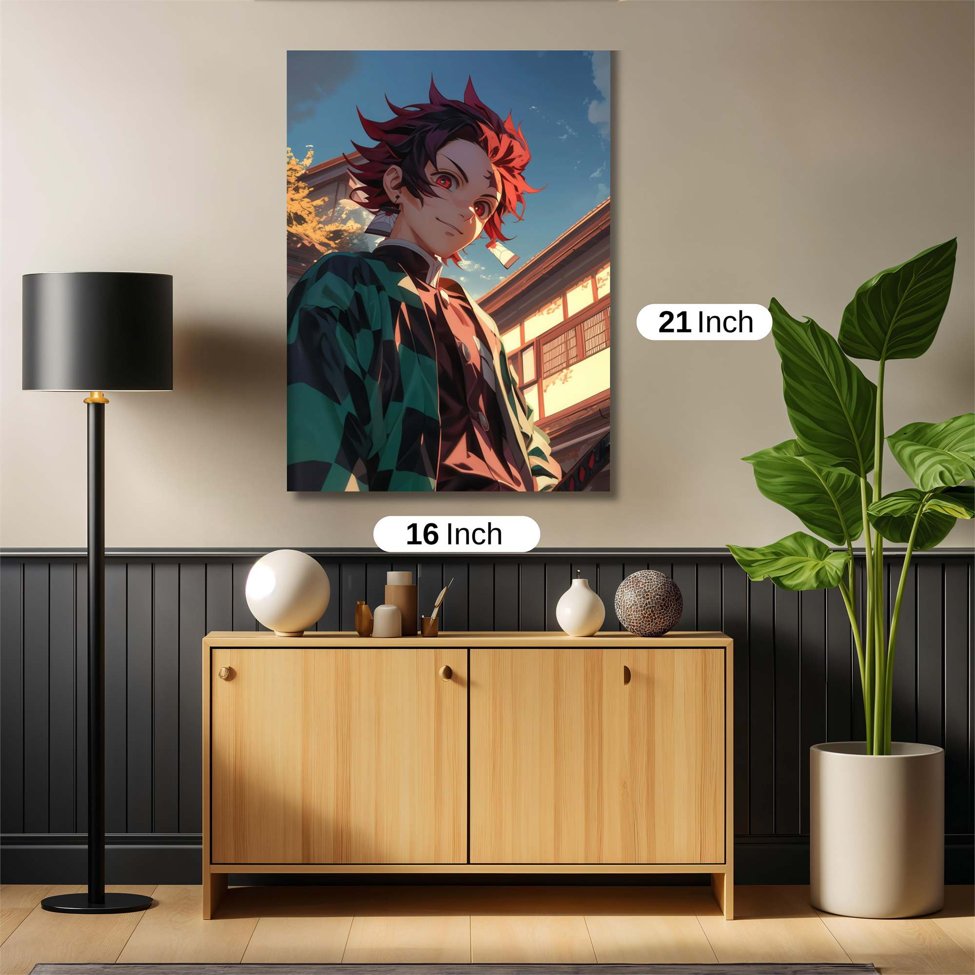 Tanjiro Triumphant Safe Wall Magnetic / M