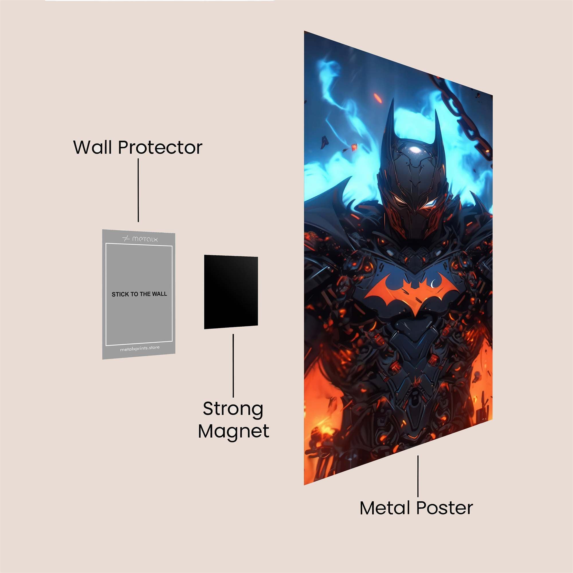Batman Infernal Safe Wall Magnetic / M