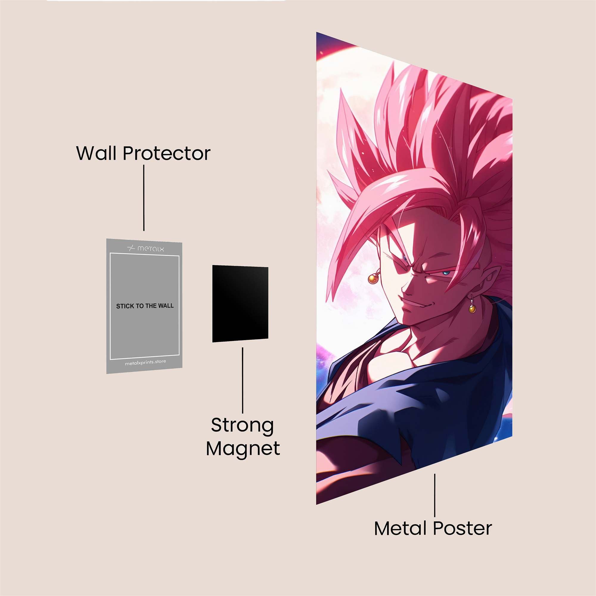 Goku Radiant Safe Wall Magnetic / M