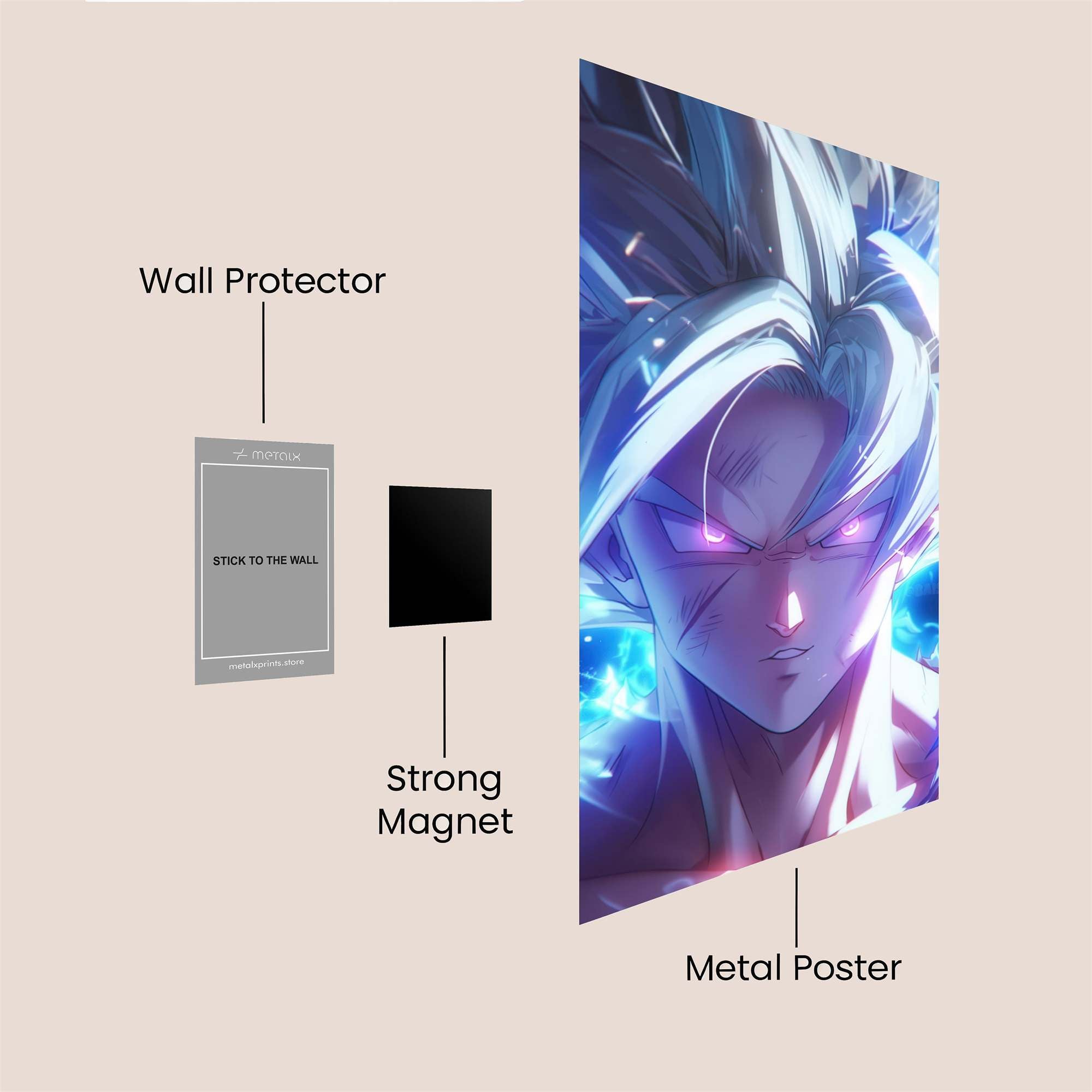 Goku Radiant Safe Wall Magnetic / M