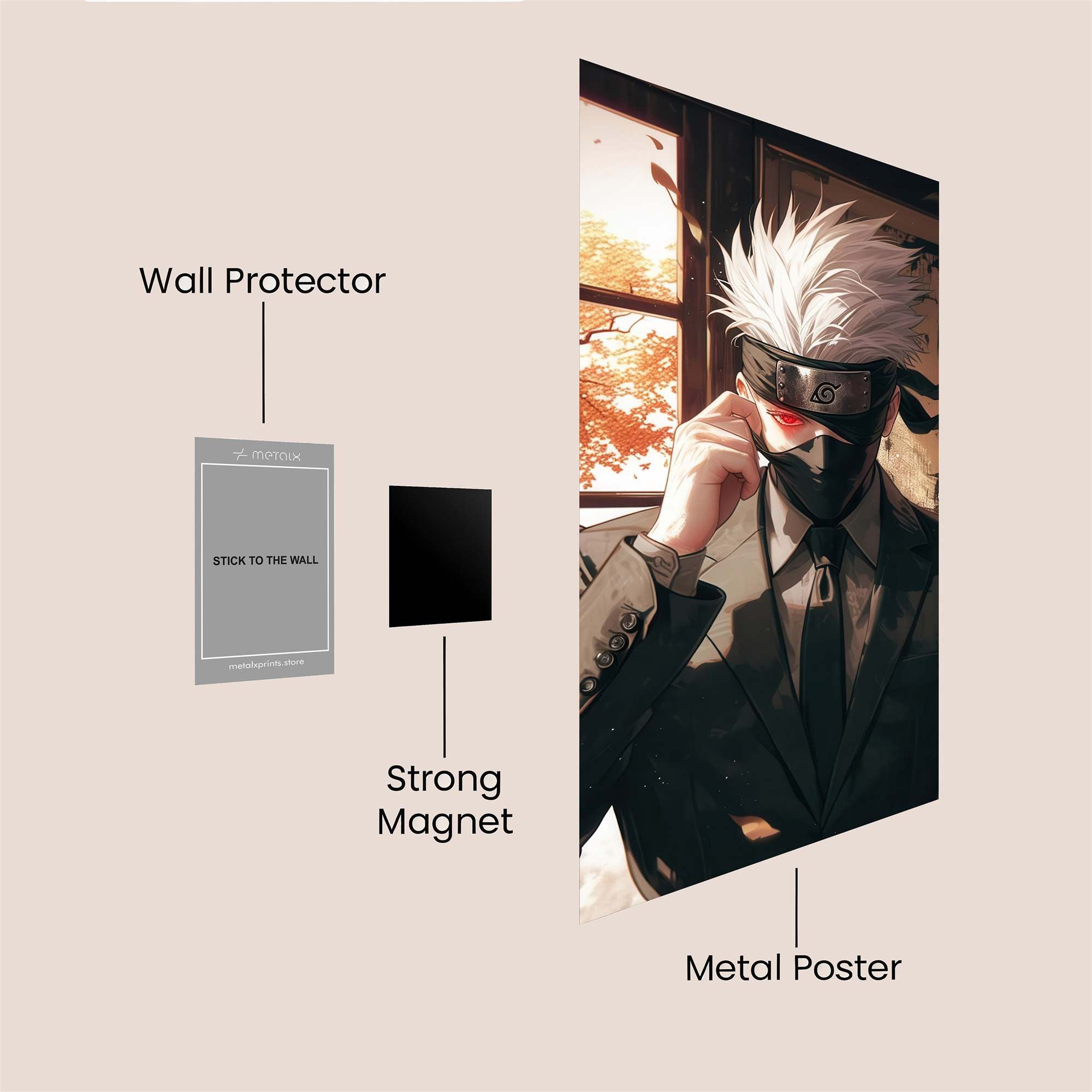 Kakashi Mysterious Safe Wall Magnetic / M