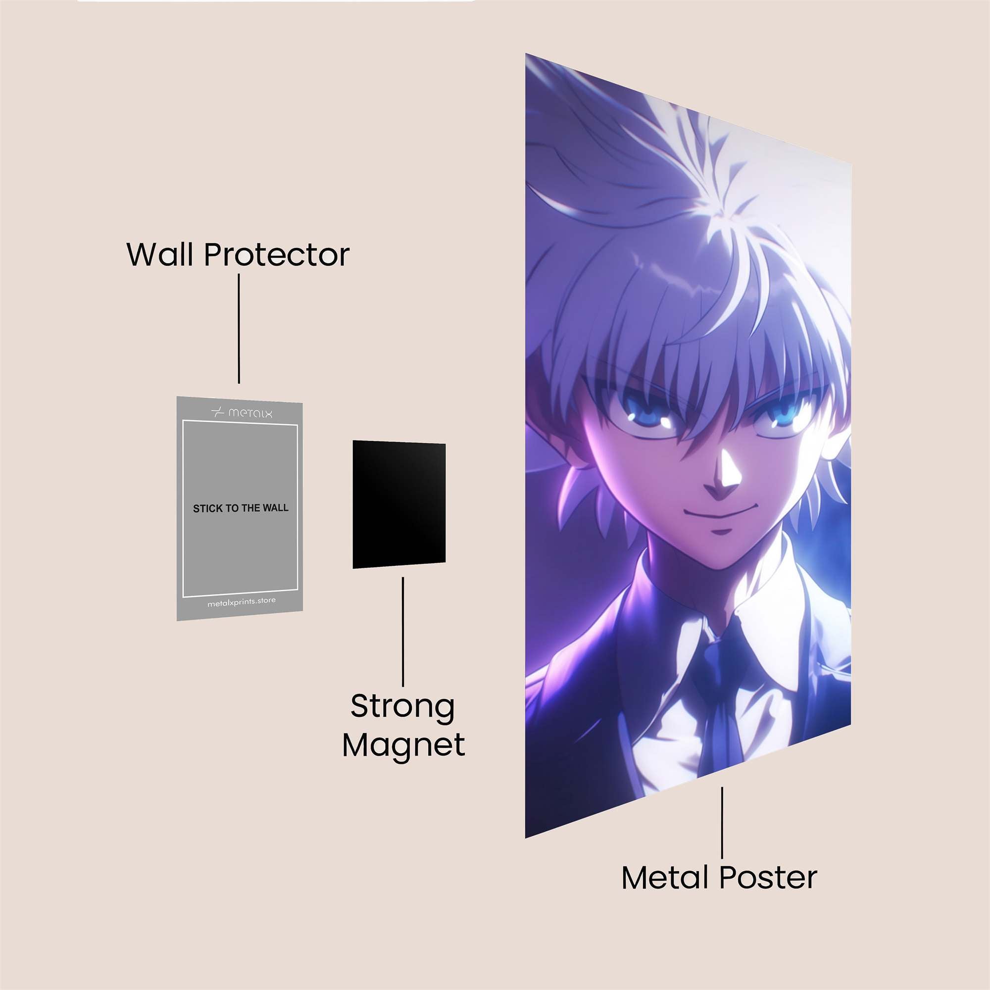 Killua Radiant Safe Wall Magnetic / M