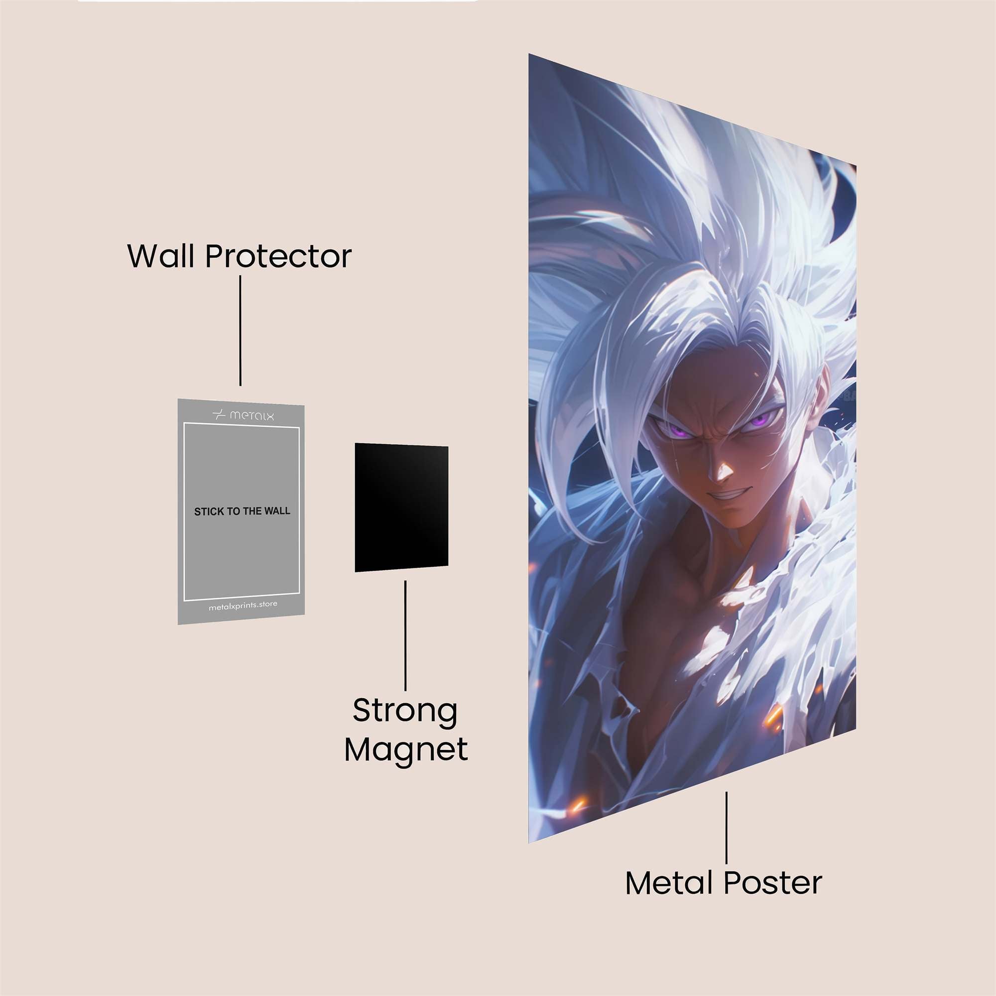 Goku Radiant Safe Wall Magnetic / M