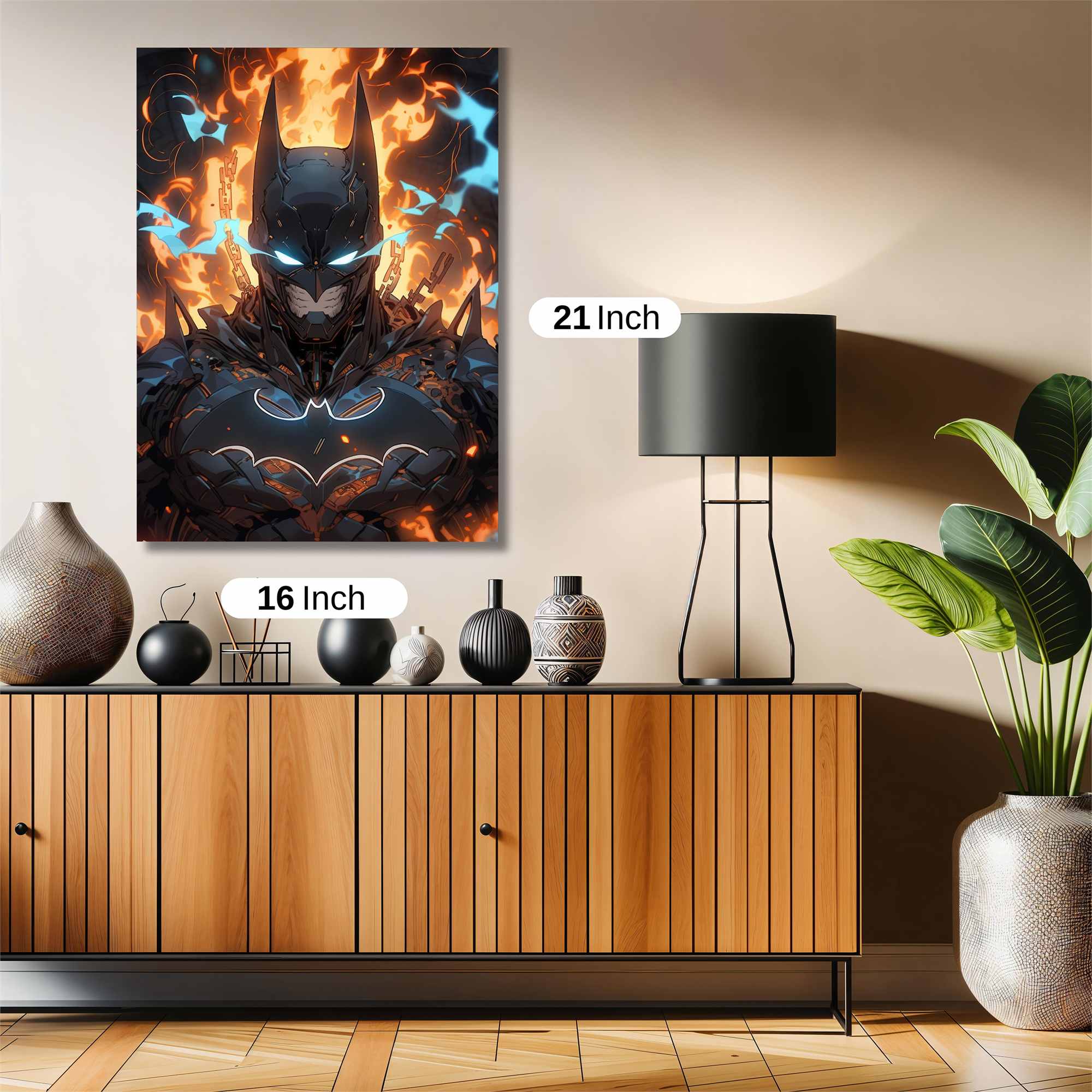 Batman Inferno Safe Wall Magnetic / M