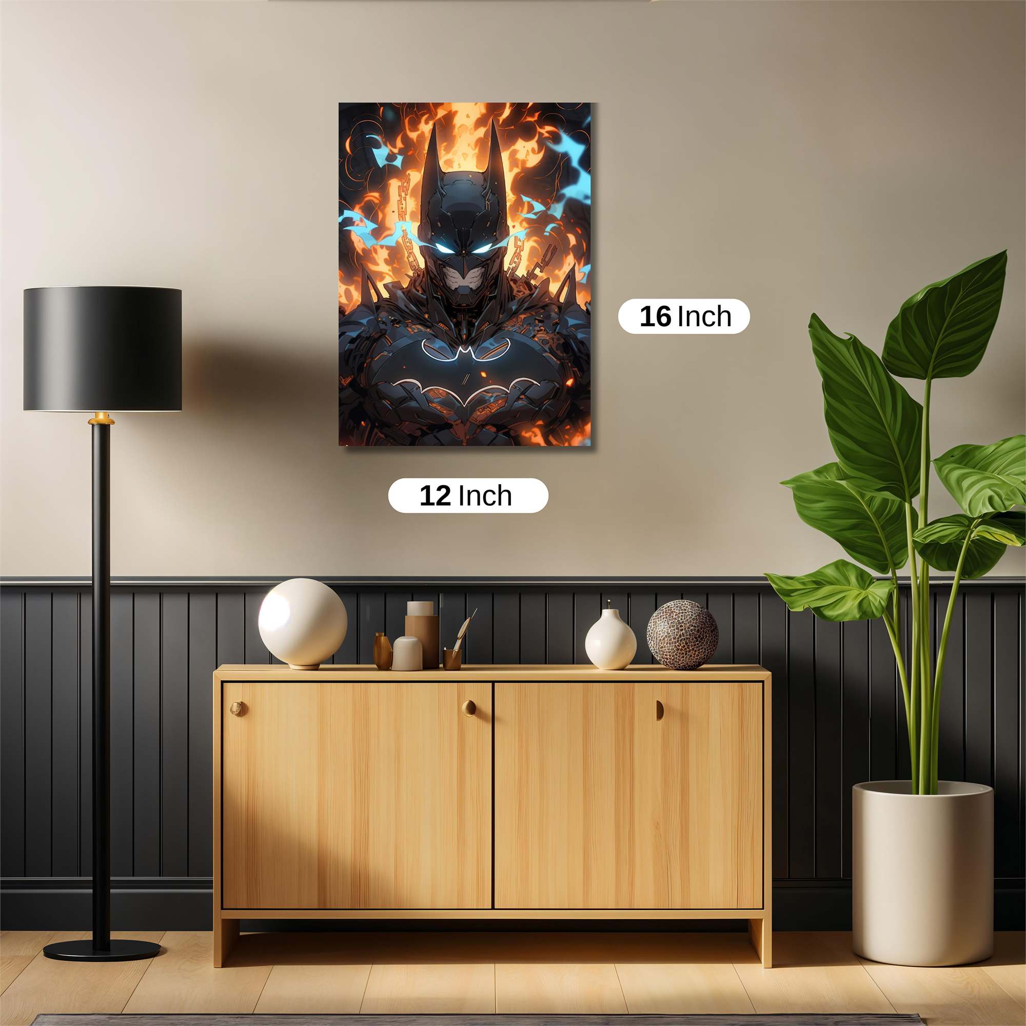 Batman Inferno Safe Wall Magnetic / M