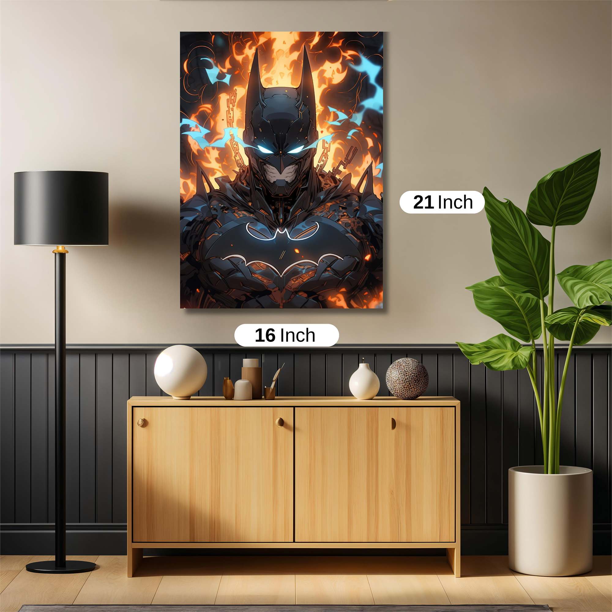 Batman Inferno Safe Wall Magnetic / M
