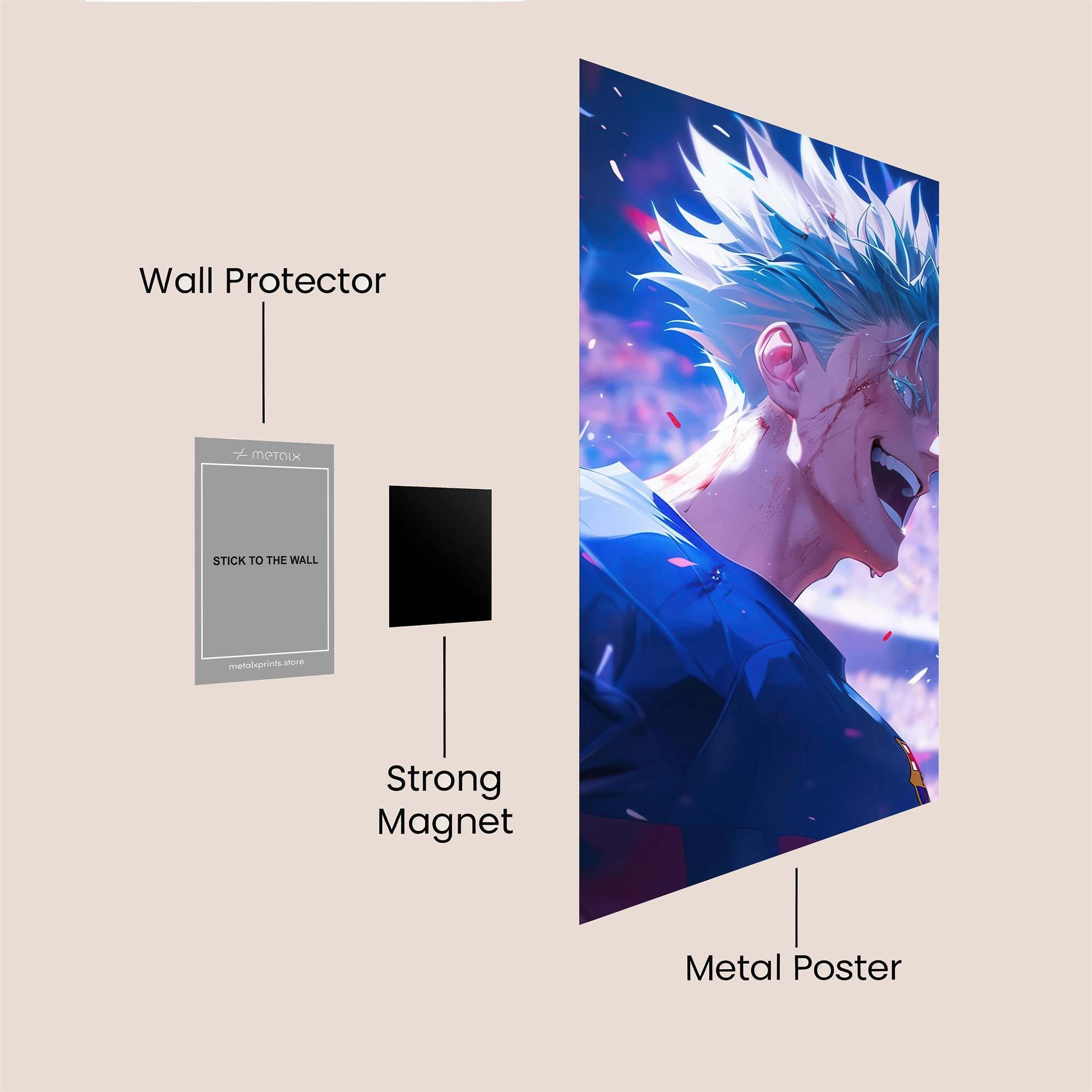 Saitama Ecstatic Safe Wall Magnetic / M