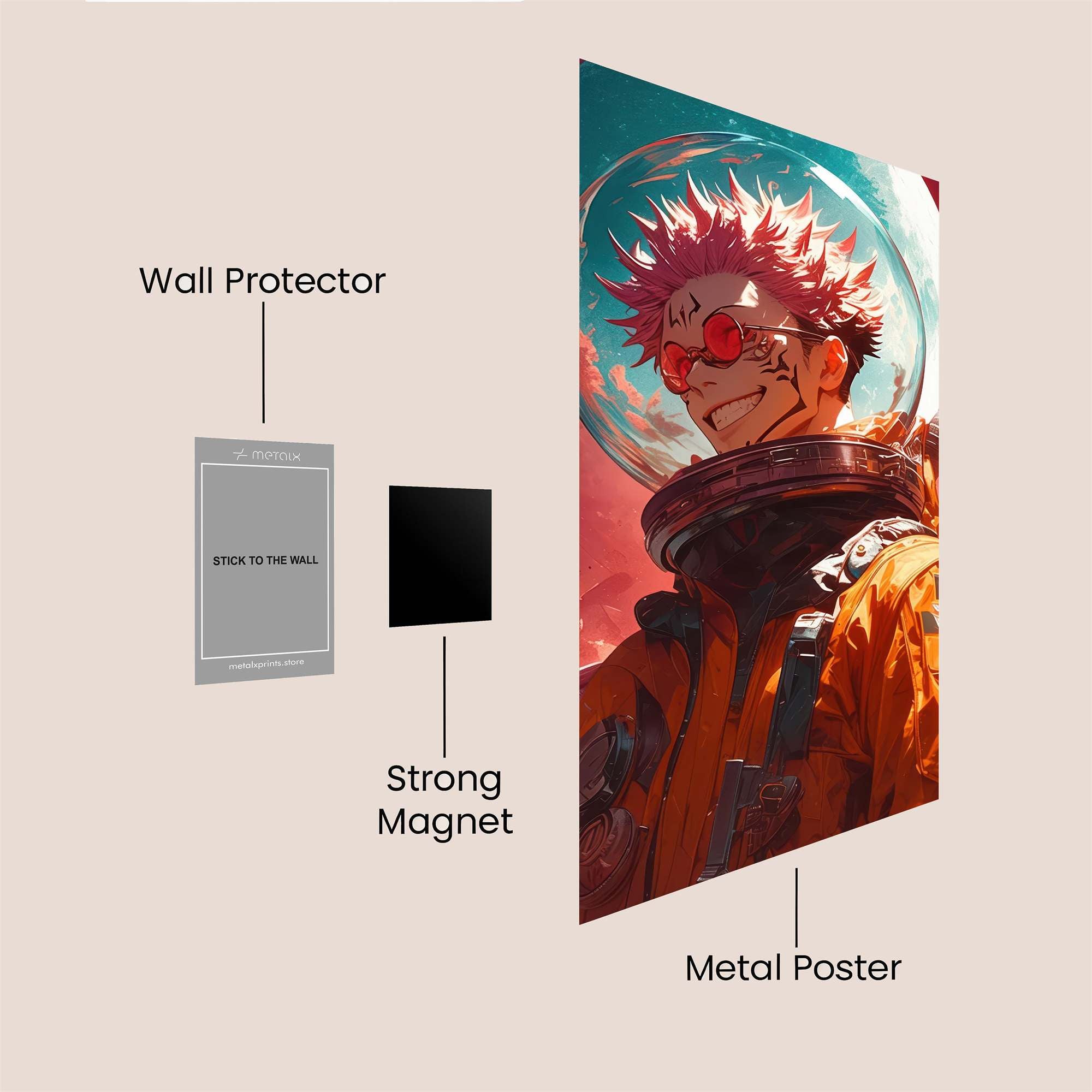 Renegade Astronaut Safe Wall Magnetic / M