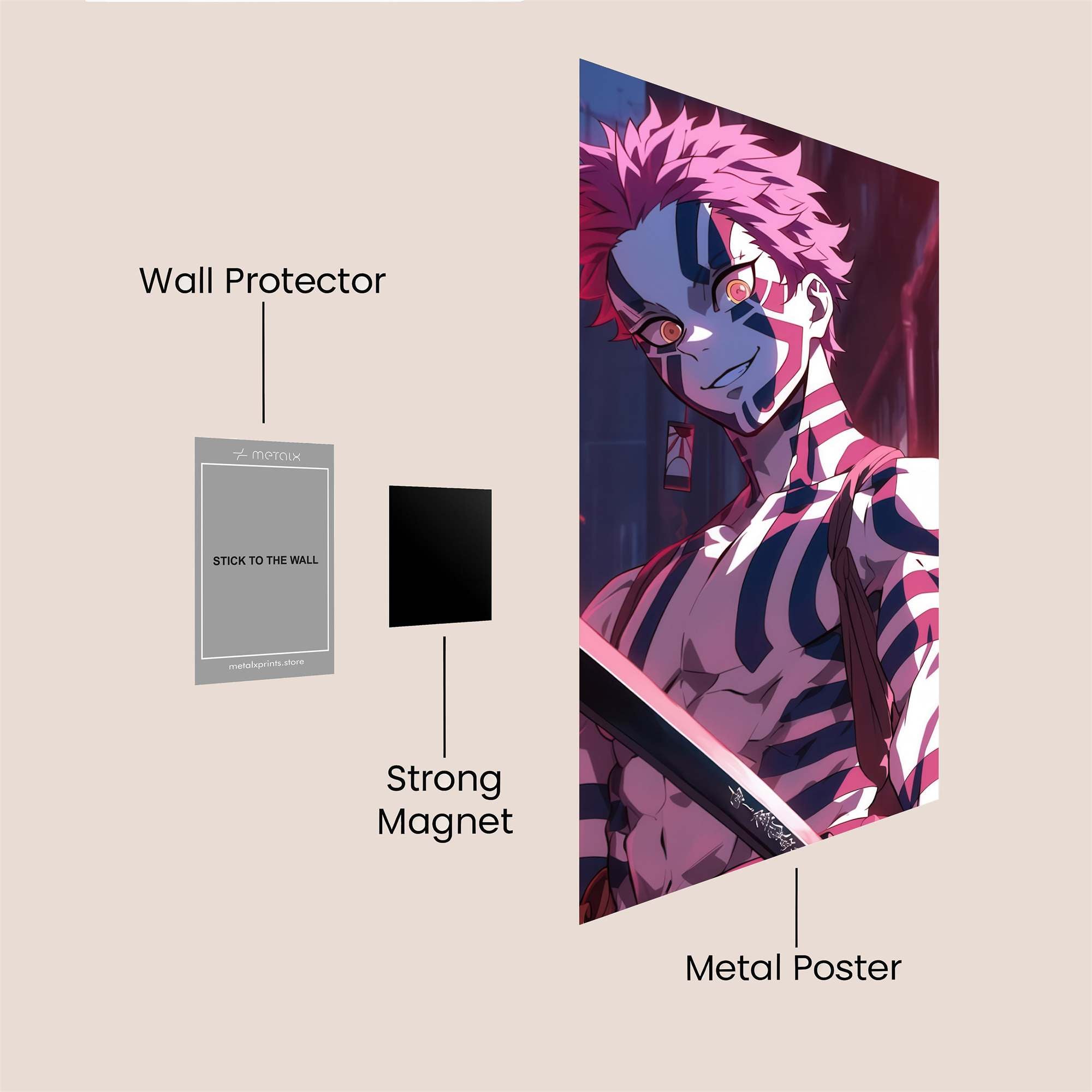 Aki Menace Safe Wall Magnetic / M