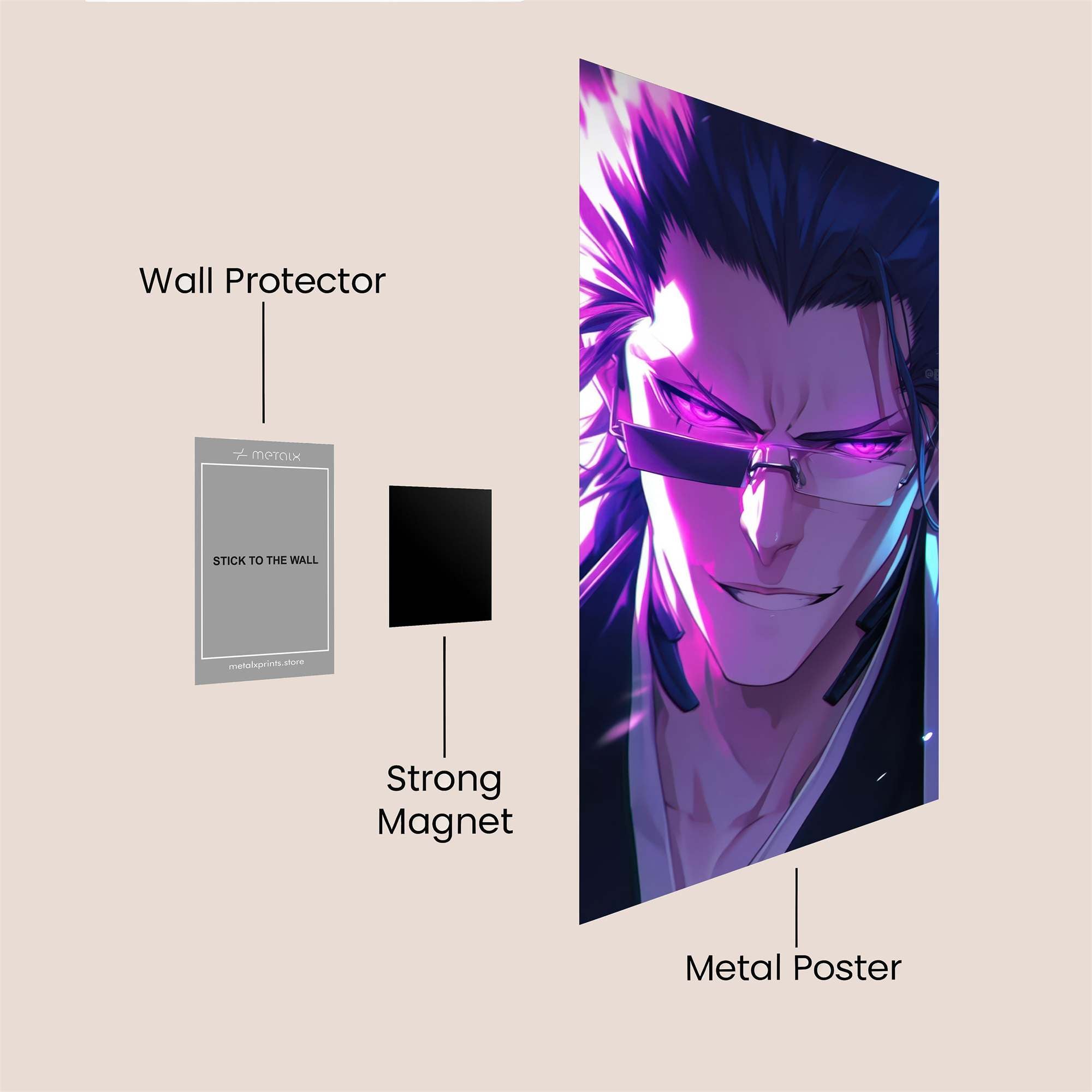 Aizen Menace Safe Wall Magnetic / M