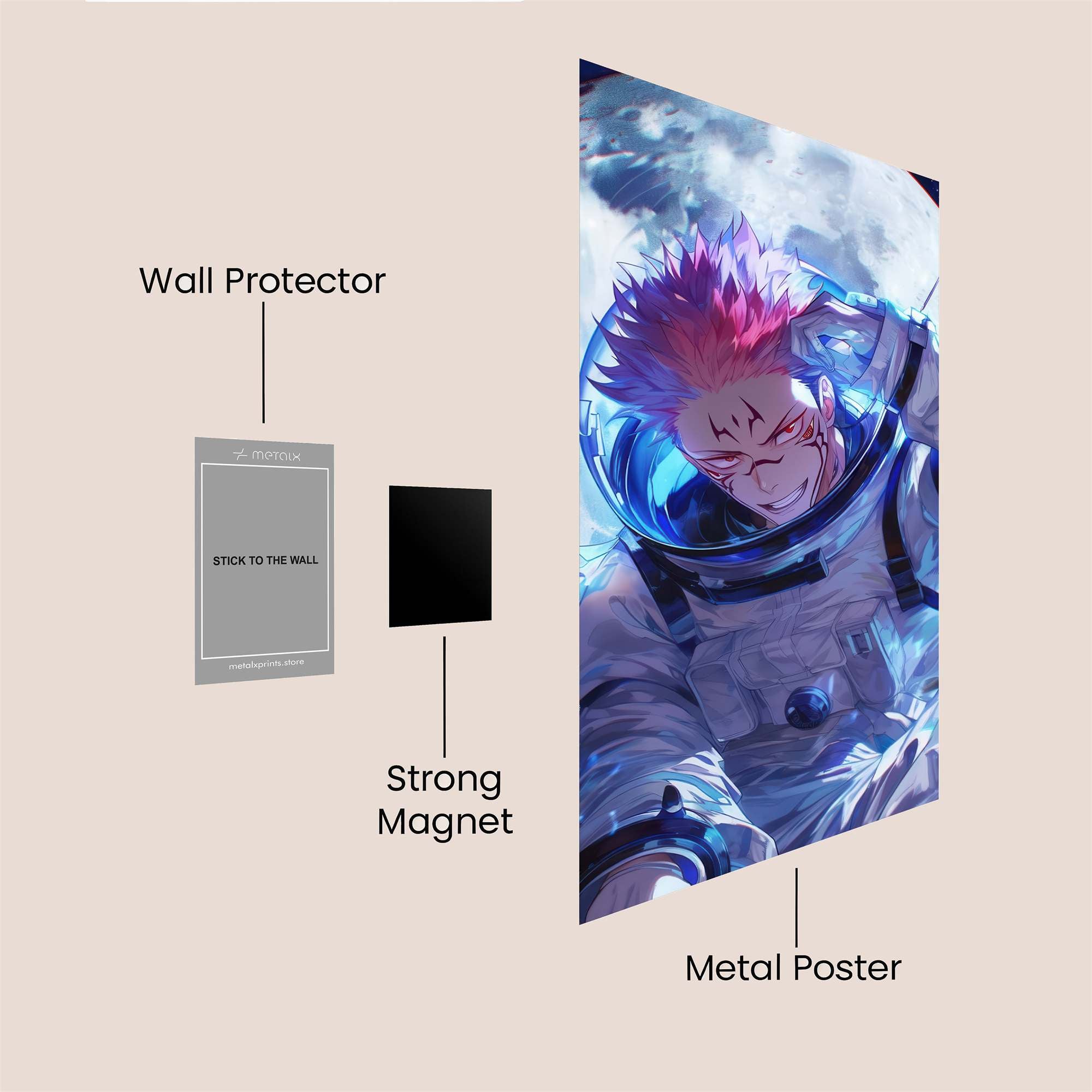 Sukuna Cosmic Safe Wall Magnetic / M