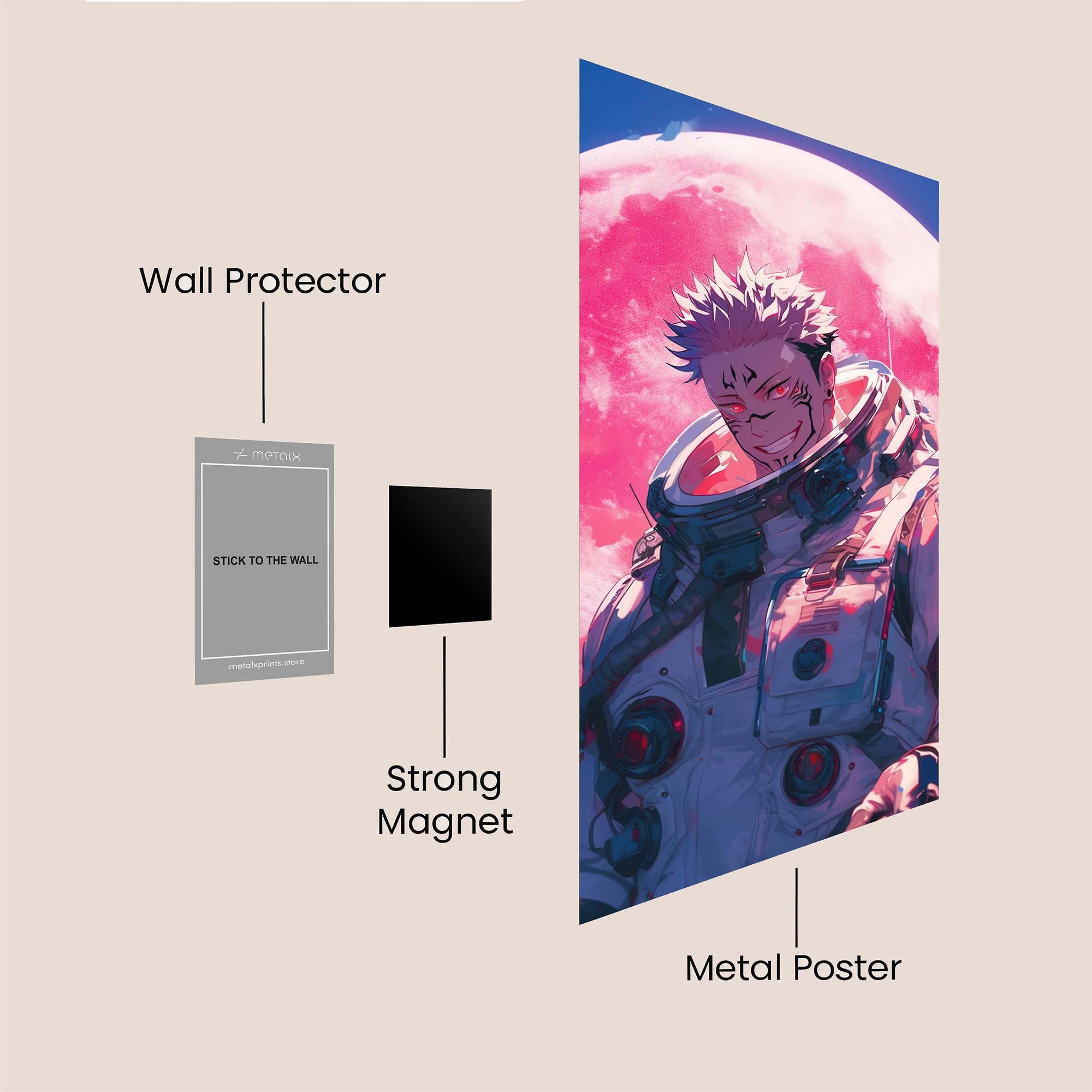 Sukuna Serene Safe Wall Magnetic / M