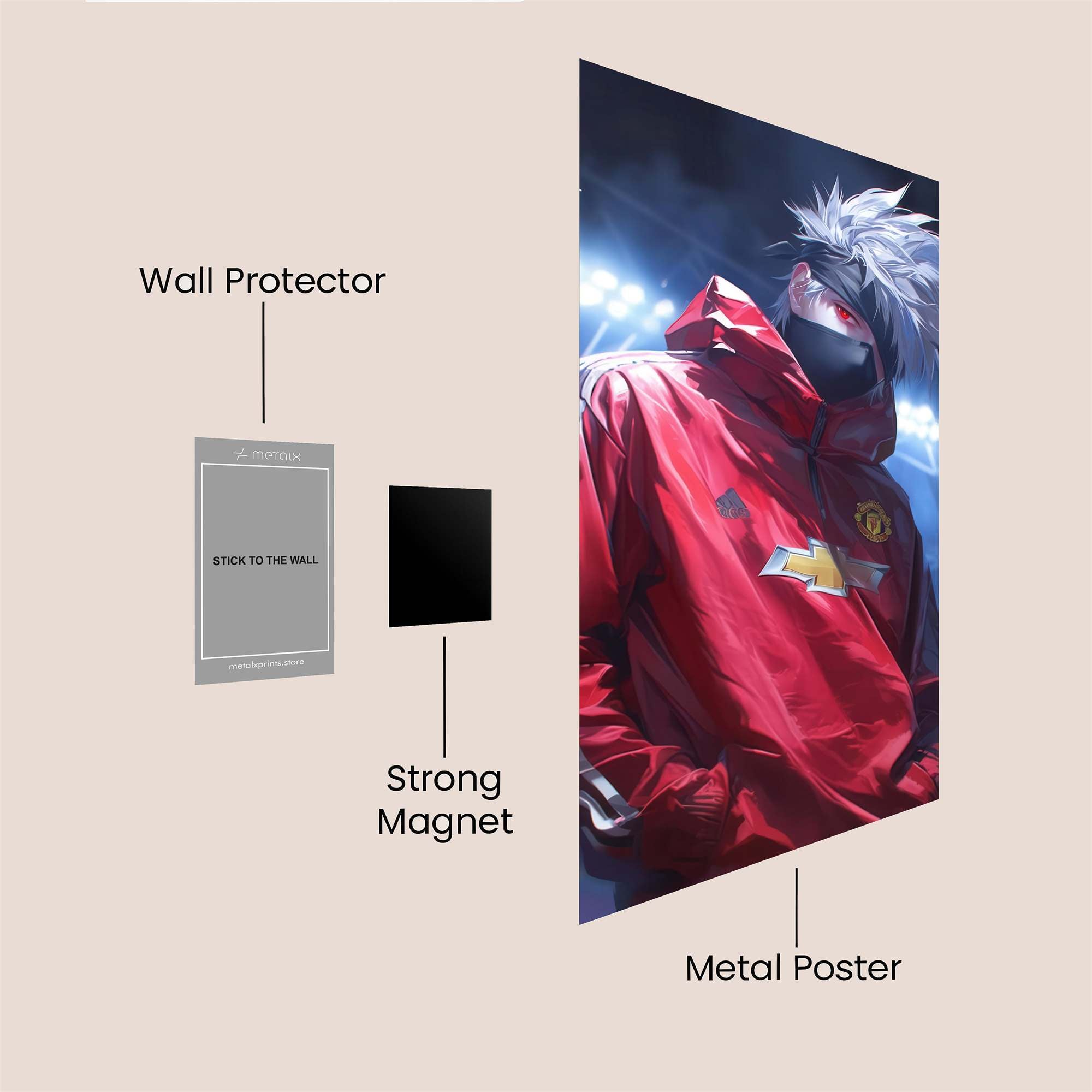 Kakashi Cool Safe Wall Magnetic / M