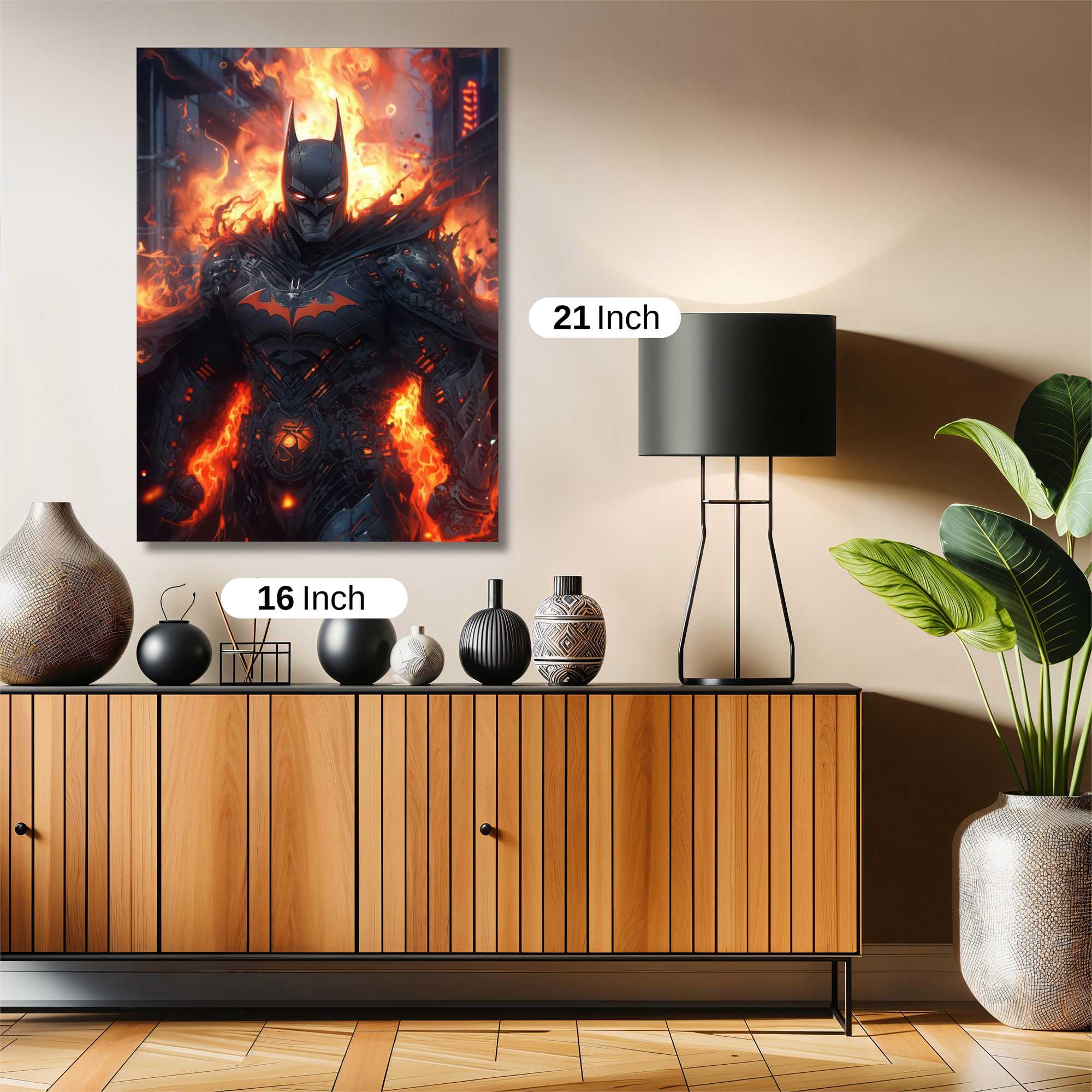 Batman Inferno Safe Wall Magnetic / M