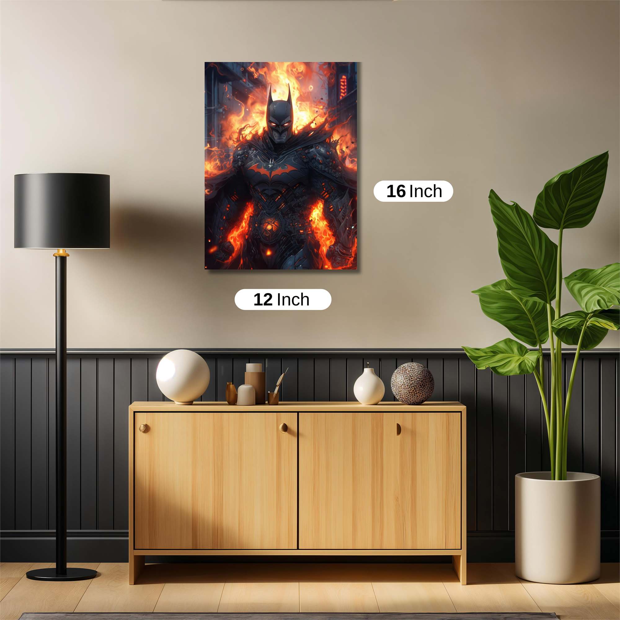 Batman Inferno Safe Wall Magnetic / M