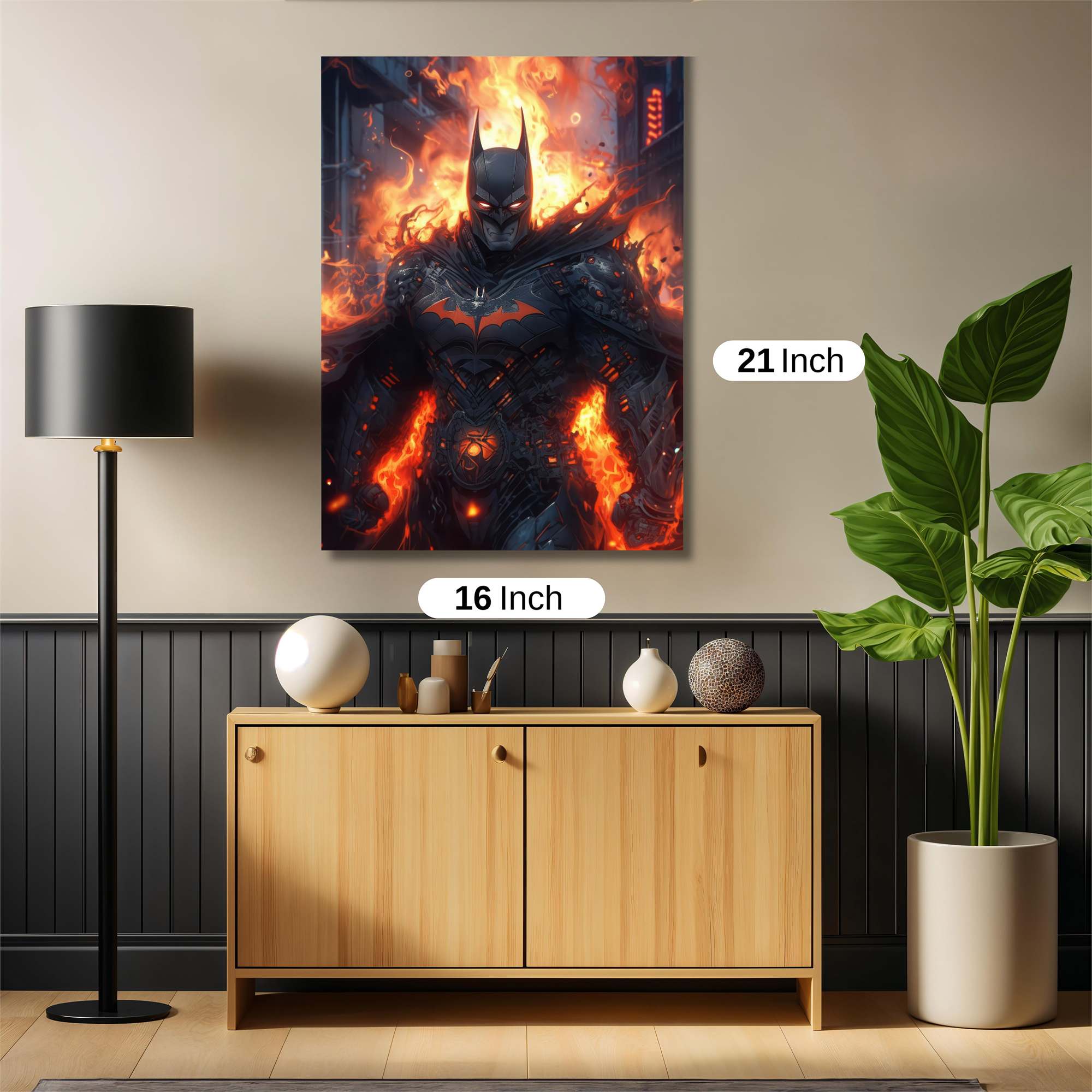 Batman Inferno Safe Wall Magnetic / M
