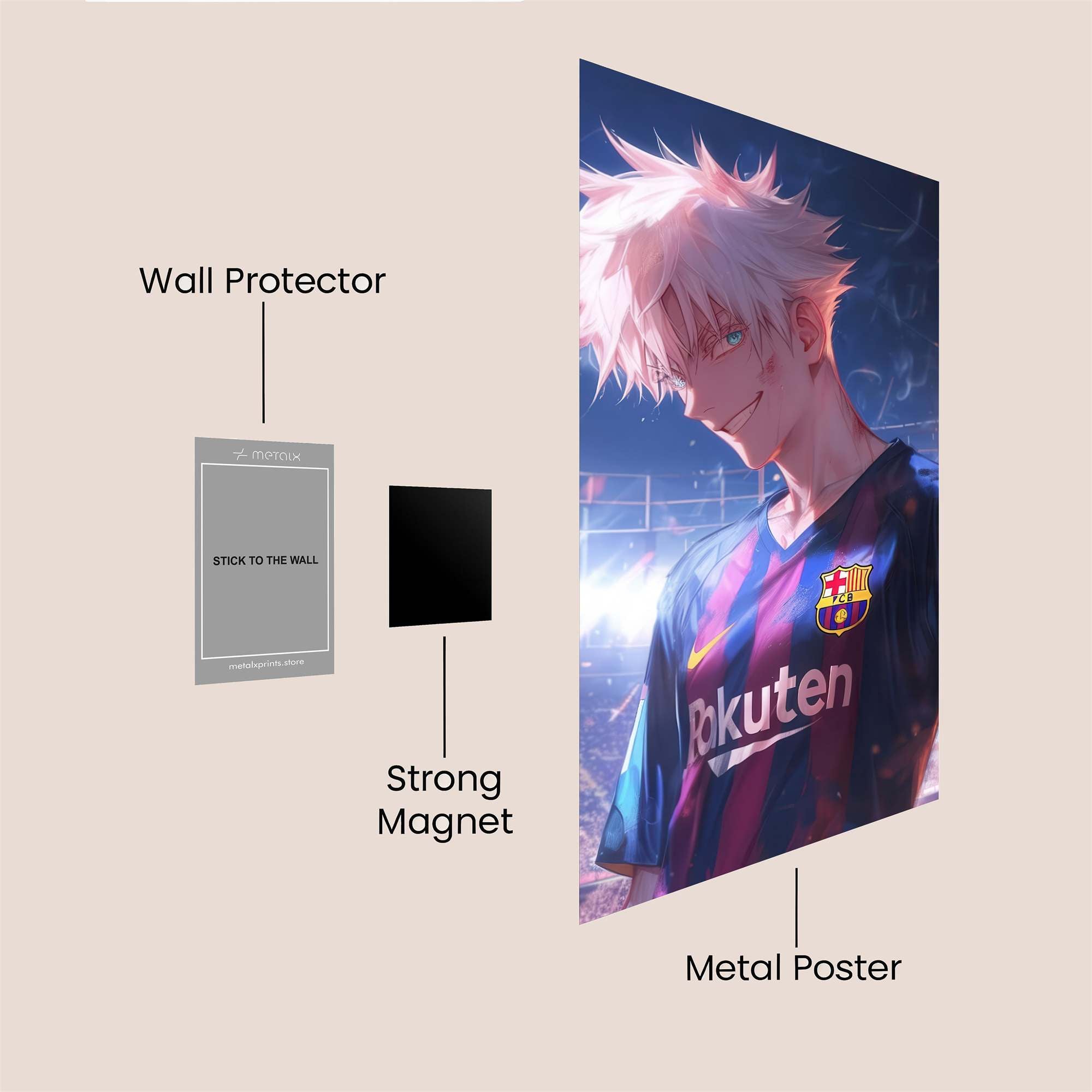 Soccer Serenity Safe Wall Magnetic / M